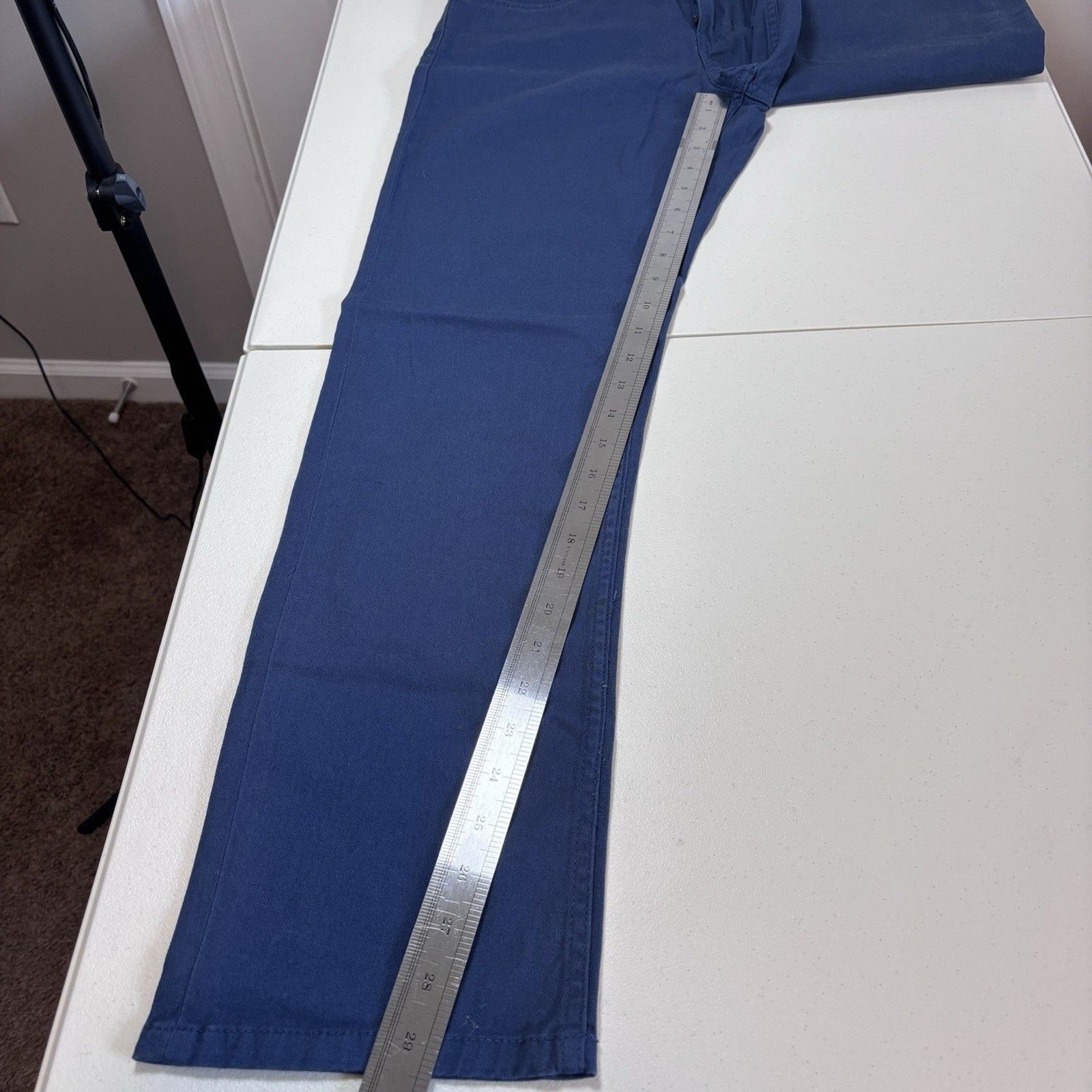 Chaps Chaps 5-Pocket Strech Navy Blue Mens Pants 31 * 30 NWOT Size US 31 - 6 Thumbnail