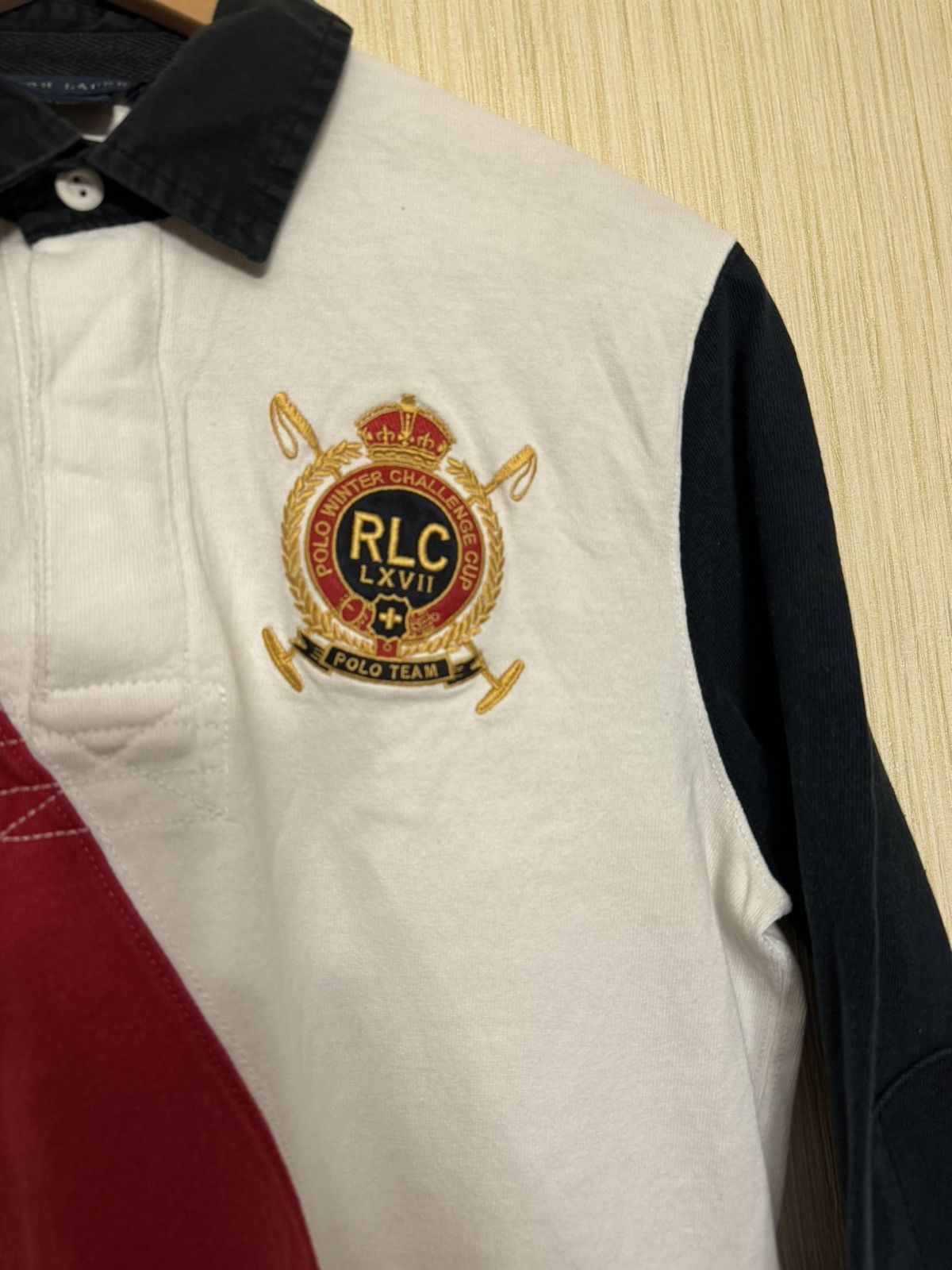 Polo Ralph Lauren × Vintage Polo Ralph Lauren rugby shirt number logo Size US L / EU 52-54 / 3 - 9 Thumbnail