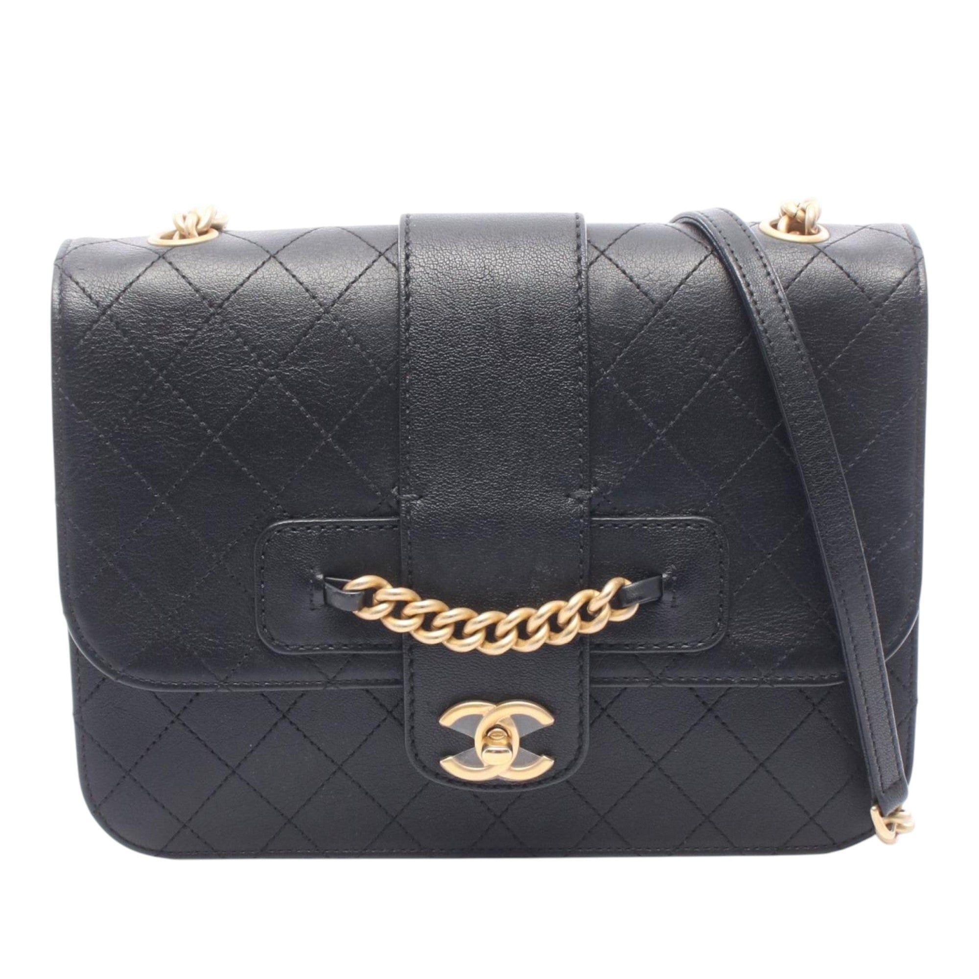 Chanel Quilted Sheepskin Front Chain Flap Size ONE SIZE - 1 Thumbnail