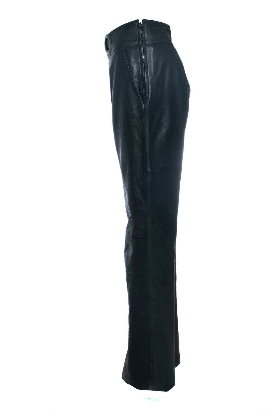 Other Ibana, green leather wide leg pants Size 27" / US 4 / IT 40 - 2 Thumbnail
