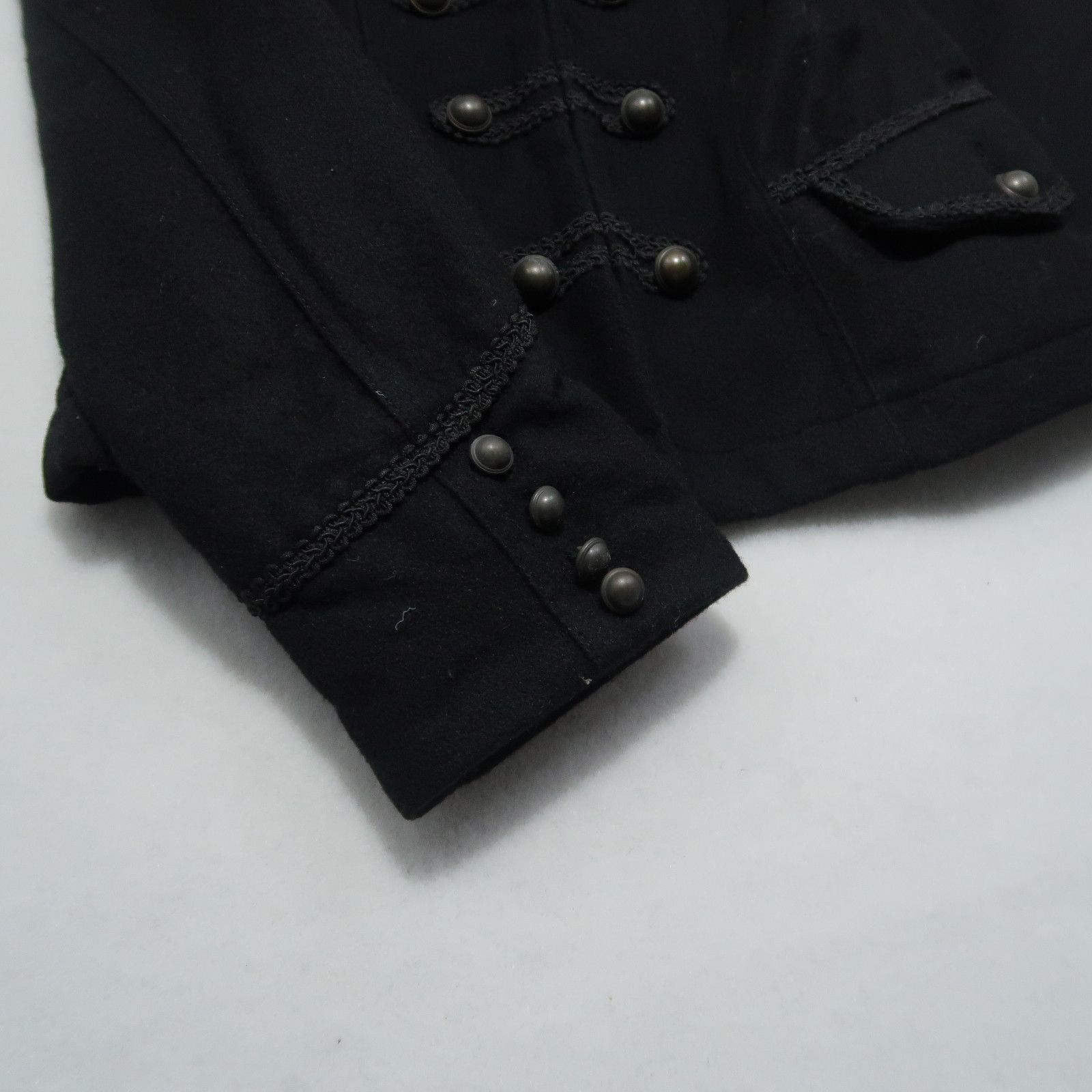 14th Addiction 2000s PPFM - Napoleon Wool Jacket Detachable Fur Size US S / EU 44-46 / 1 - 10 Thumbnail
