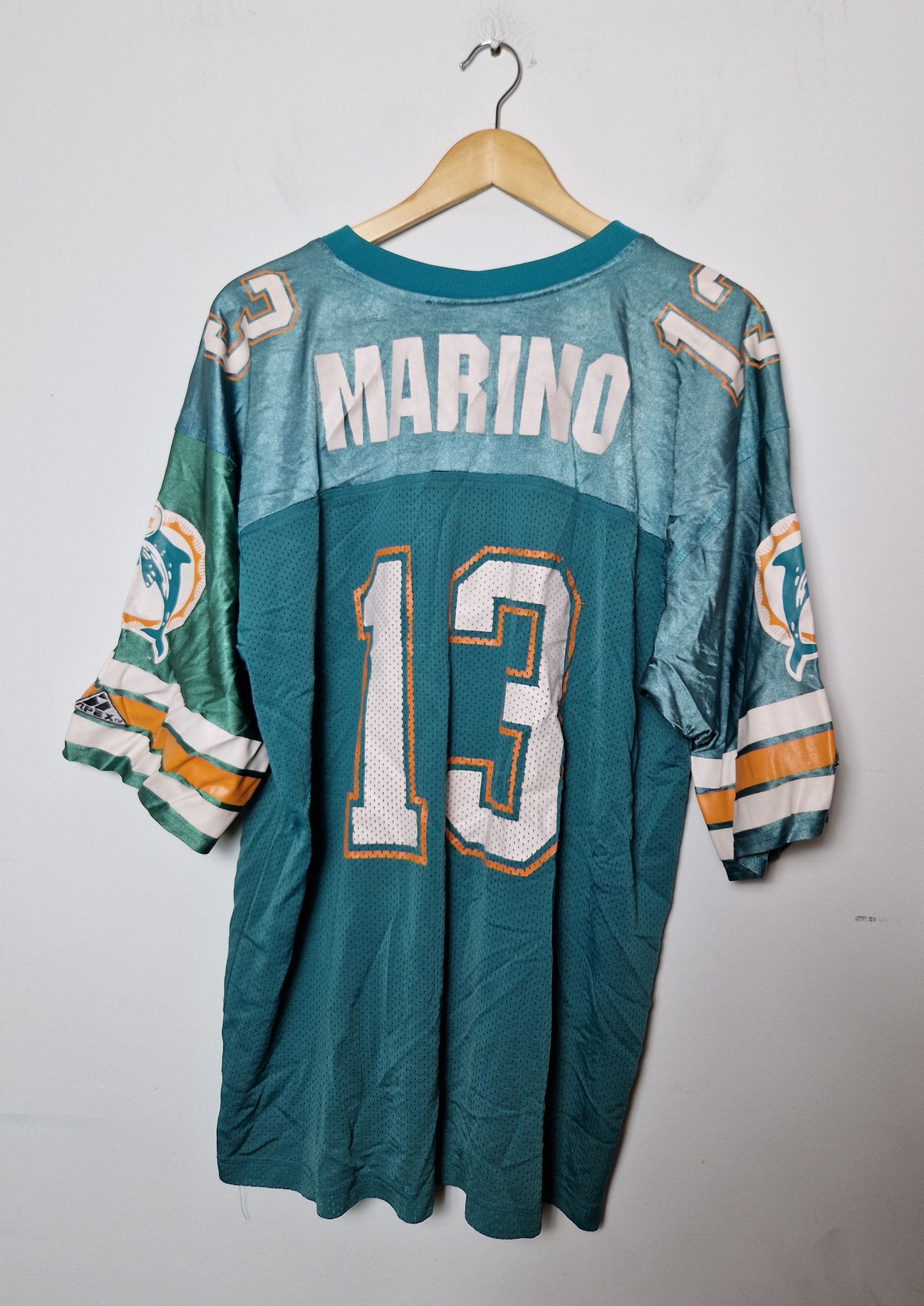 Apex One × NFL × Vintage Apex One Miami Dolphins Marino jersey tee NFL USA Size US XL / EU 56 / 4 - 2 Thumbnail
