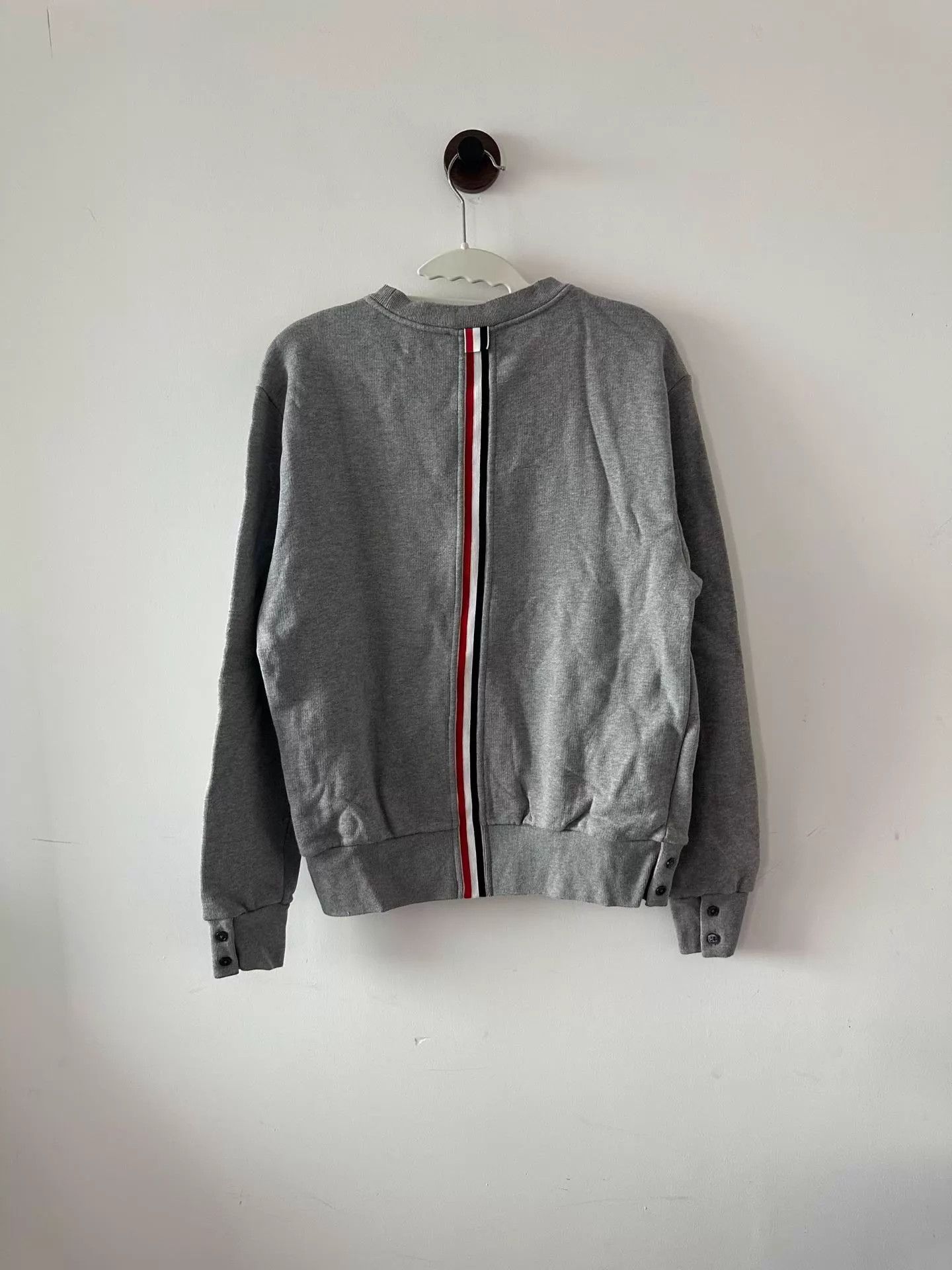 Thom Browne TB Back Stripe Sweatshirt 0 98new Size XS / US 0-2 / IT 36-38 - 2 Thumbnail
