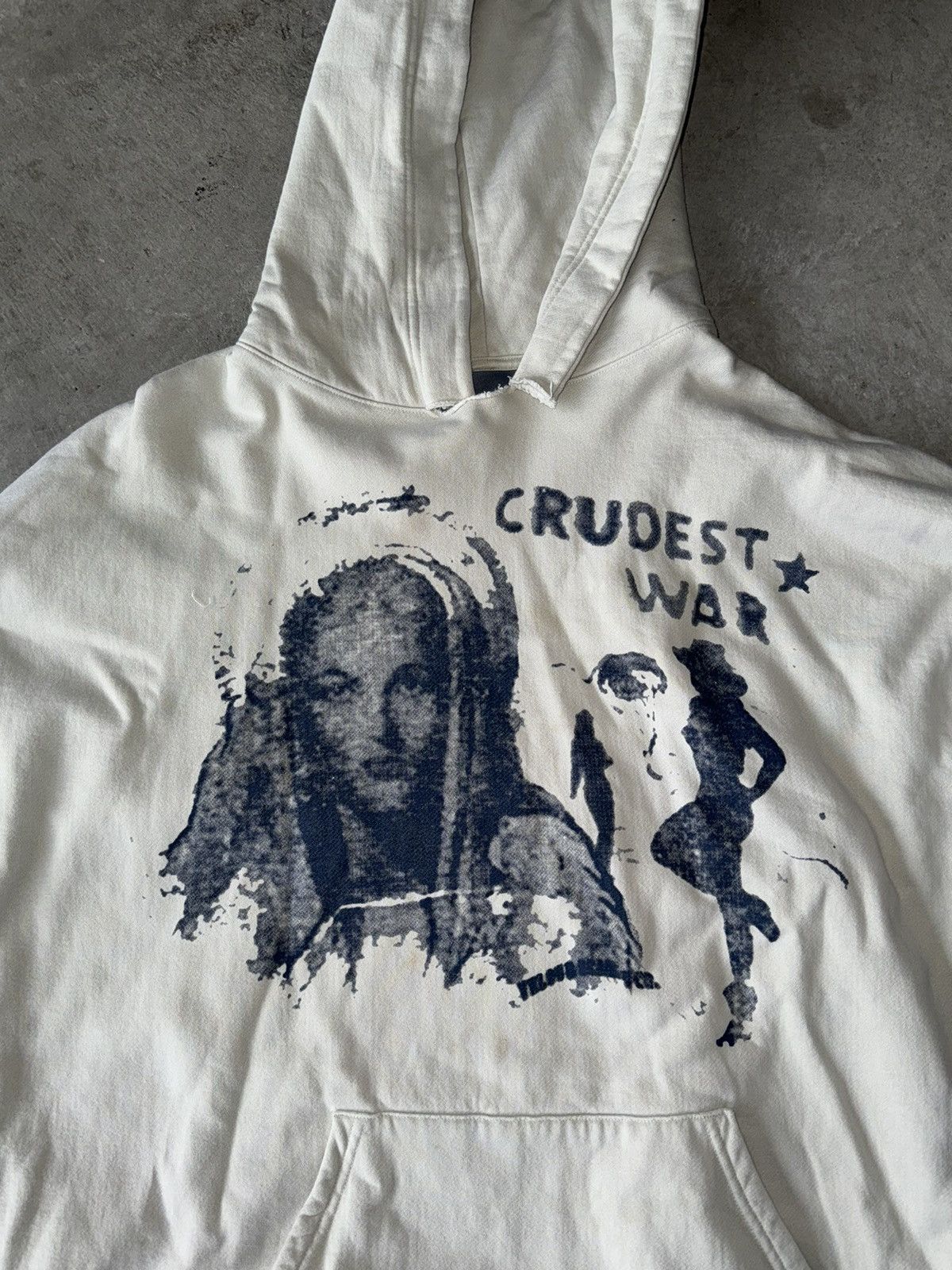 image of Velour Scars Crudest War Fw20 in Beige, Men's (Size 2XL)