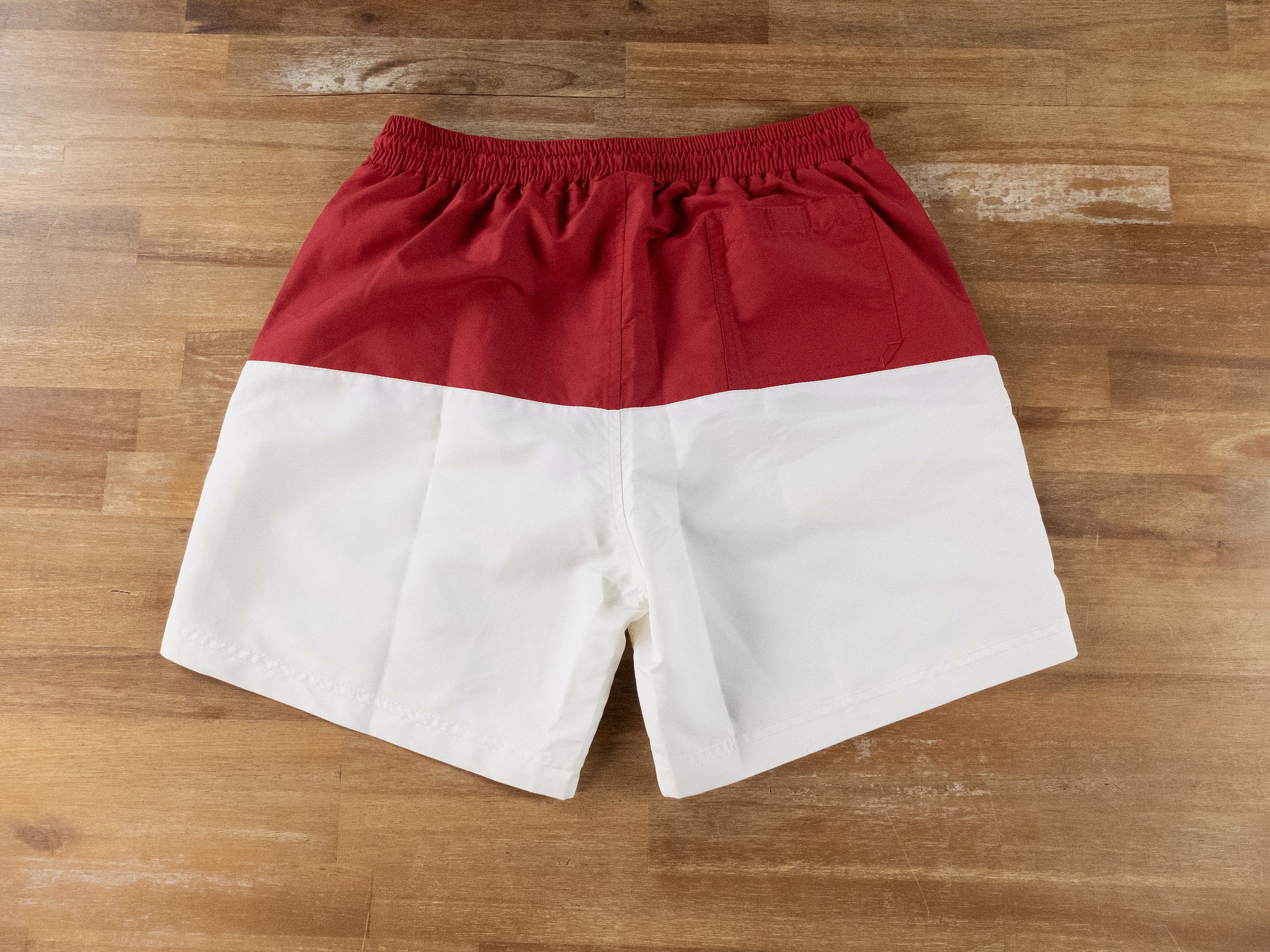 Brunello Cucinelli BRUNELLO CUCINELLI red white Across Meridian swim shorts S Size US 30 / EU 46 - 11 Thumbnail