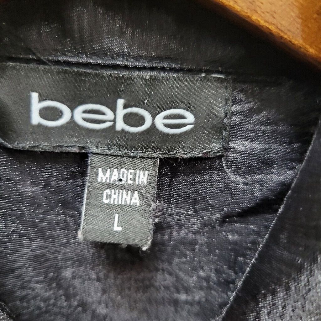 Bebe Bebe Roll Tab Shirt Dress Size Large Women's. Excellent Size L / US 10 / IT 46 - 13 Thumbnail