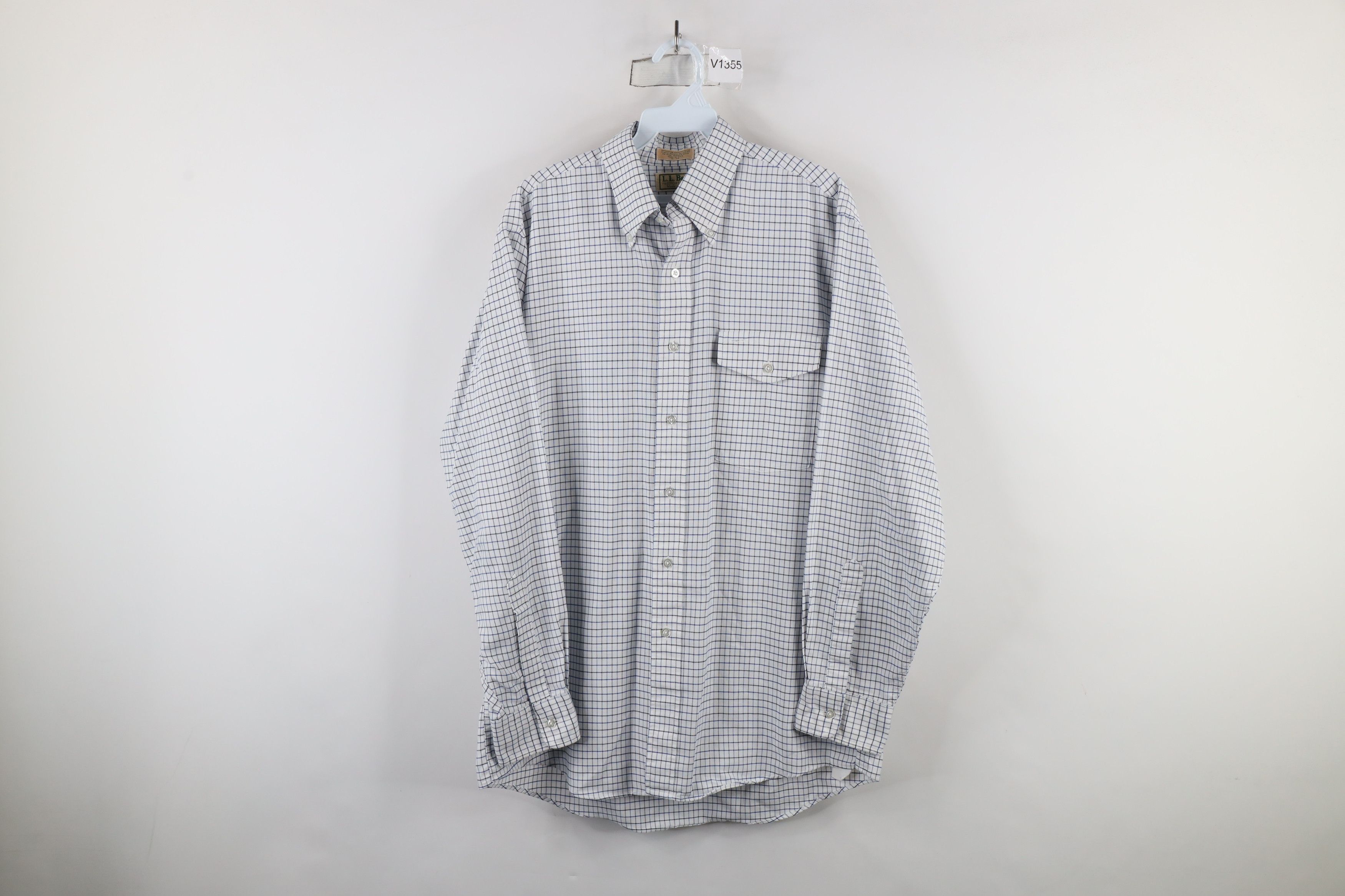 L.L. Bean × Vintage Vintage 90s LL Bean Tailoring Button Down Shirt Plaid USA Size US M / EU 48-50 / 2 - 1 Thumbnail