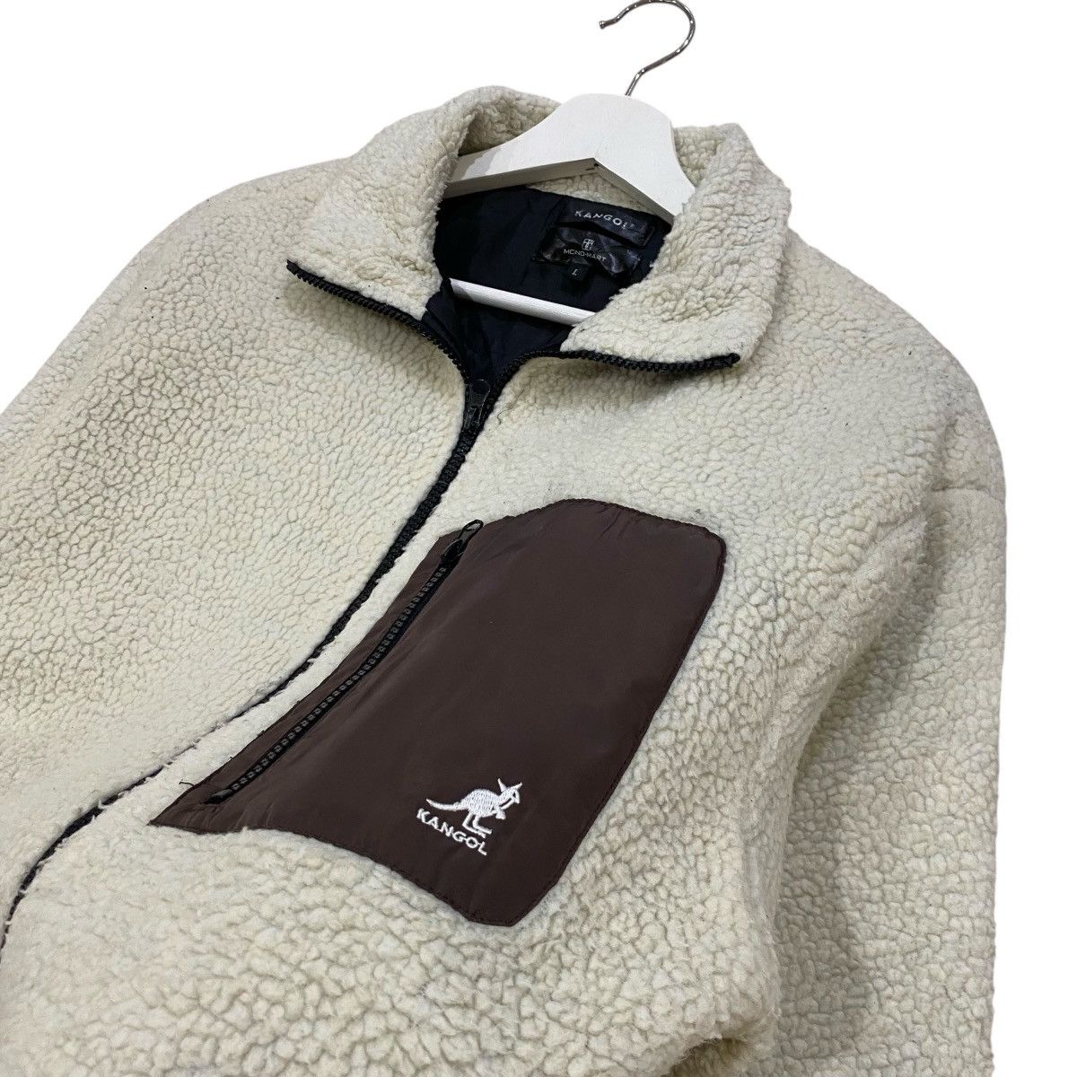 Kangol ❄️VINTAGES KANGOL MONO-MART DEEP PILED FLEECE JACKET Size US M / EU 48-50 / 2 - 4 Thumbnail