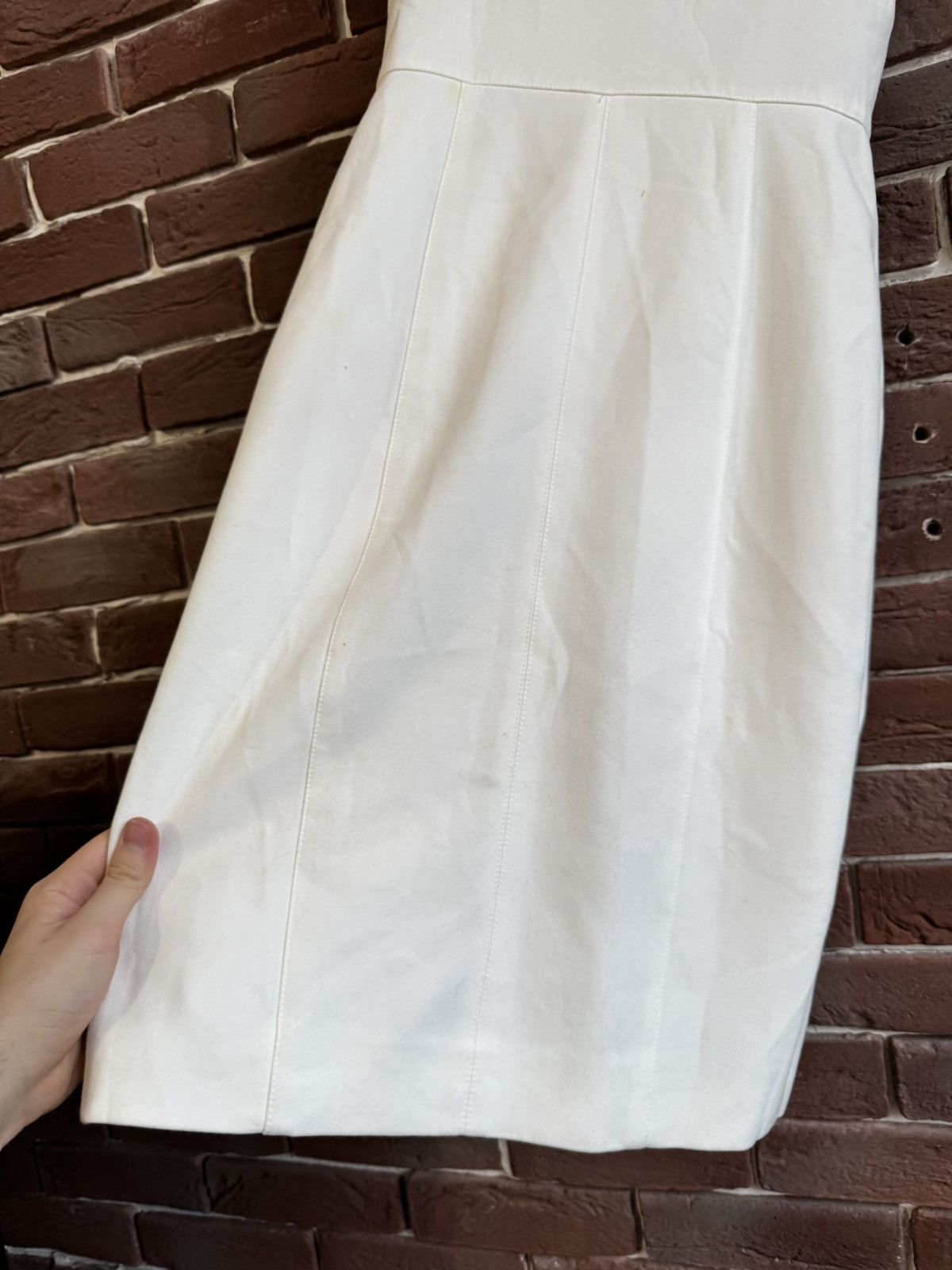 Burberry Vintage Y2K Burberry Luxury Dress Designer 36IT White Size XS / US 0-2 / IT 36-38 - 5 Thumbnail
