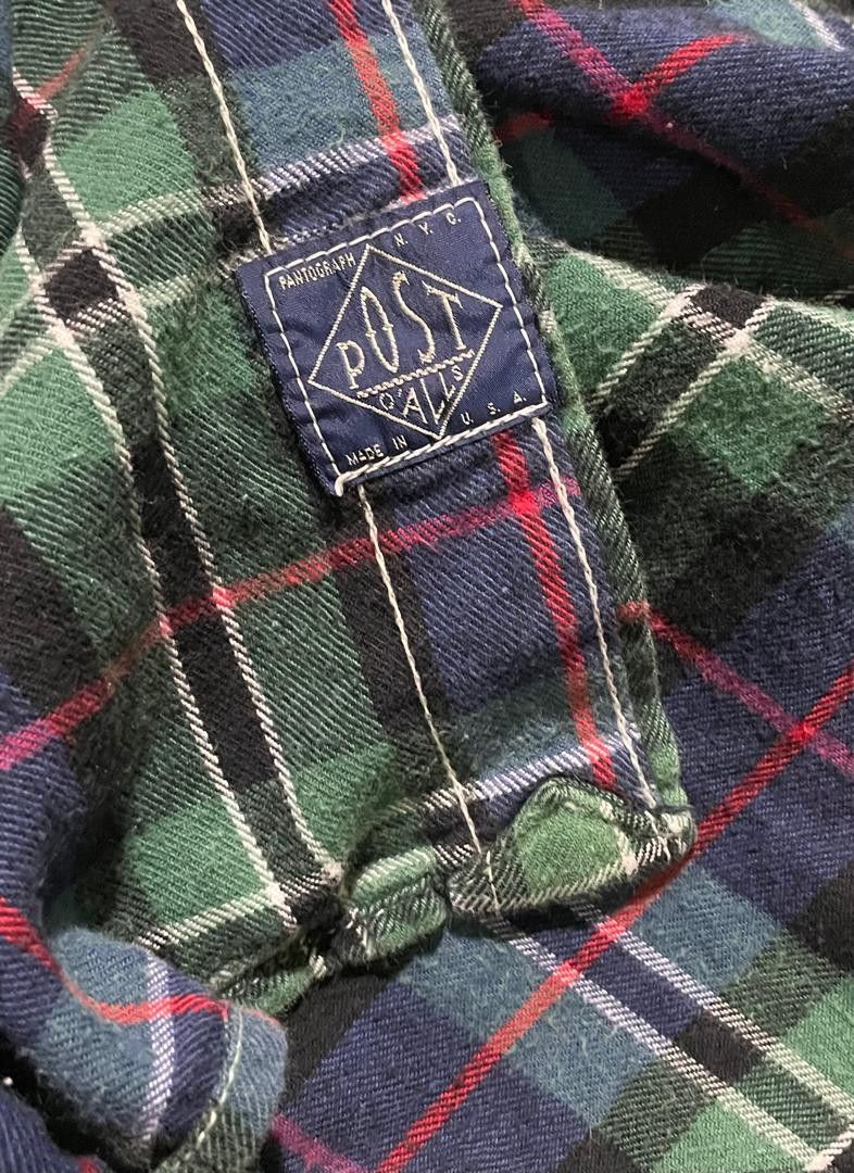 Post Overalls POST O'ALLS POST OVERALLS FLANNEL SHIRT MADE IN USA Size US S / EU 44-46 / 1 - 6 Thumbnail