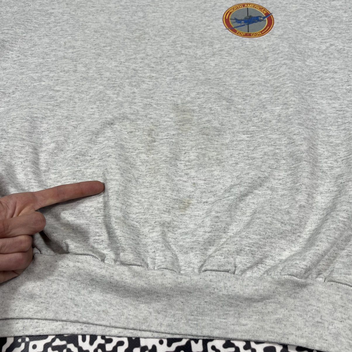 Vintage Vintage 90s American Top Gun USA Boxy Vest Retro Sweatshirt Size US XL / EU 56 / 4 - 13 Thumbnail
