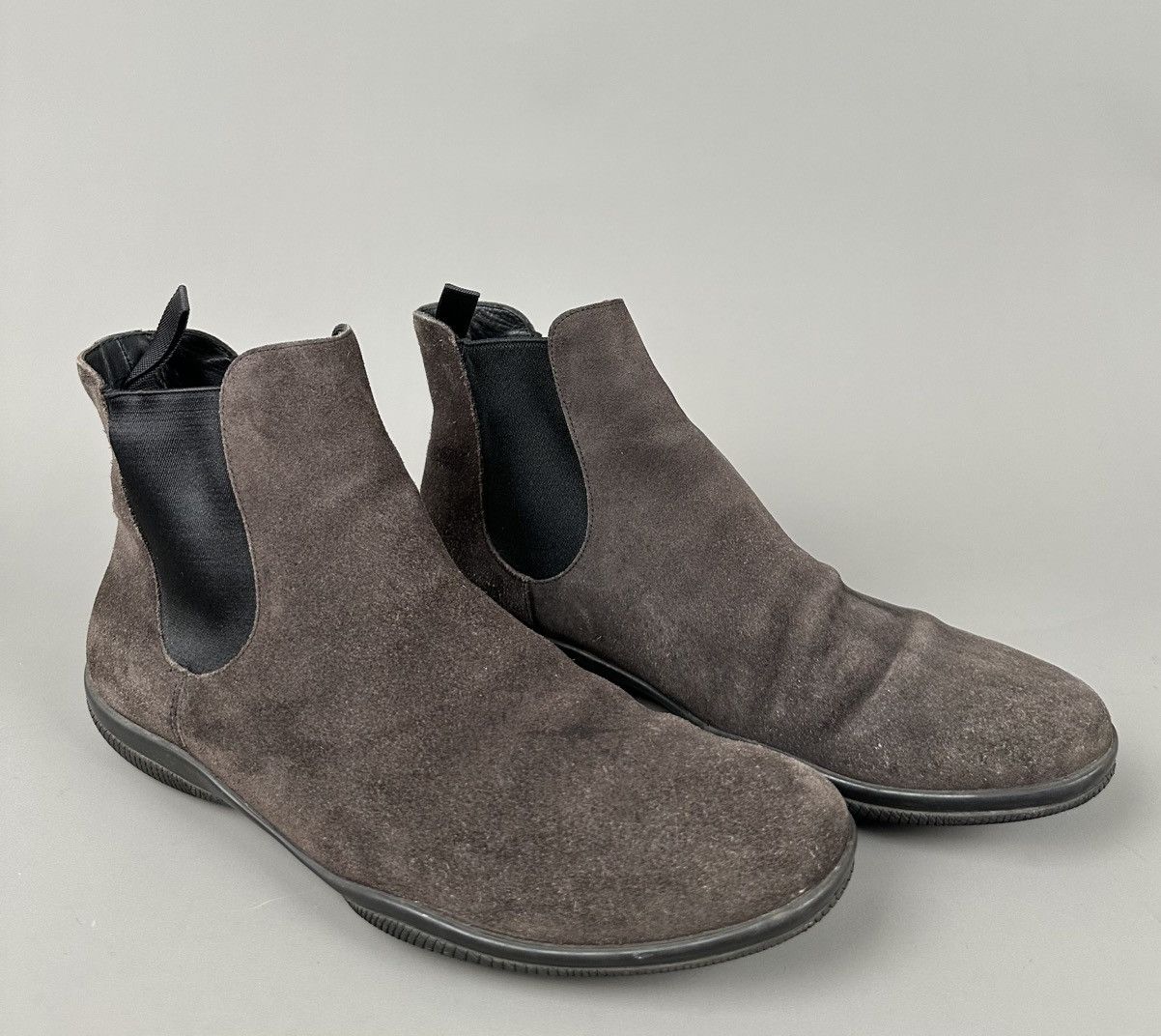 Prada Prada - Prada Sport - Suede Slip On Ankle Chelsea Boots Size US 8 / EU 41 - 1 Thumbnail