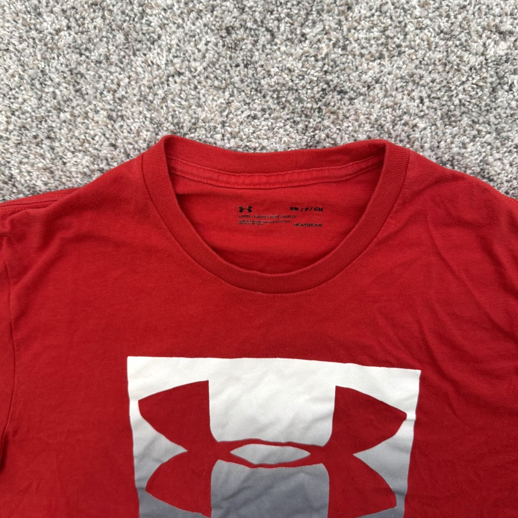Under Armour Under Armour Shirt Mens Small Red HeatGear SS 2020 Logo Graphic Athletic Tee Size US S / EU 44-46 / 1 - 5 Thumbnail