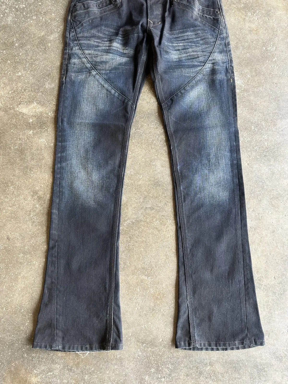 HIDEAWAYS SICKS 💥 FLARE NICOLE CLUB FOR MEN BONDAGE VERY RARE DENIM Size US 32 / EU 48 - 6 Thumbnail