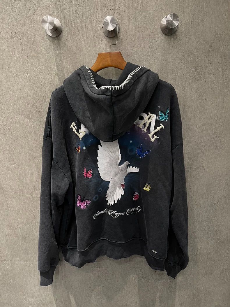 Amiri Amiri makes old peace dove sweater hoodie-2506 Size US M / EU 48-50 / 2 - 2 Thumbnail