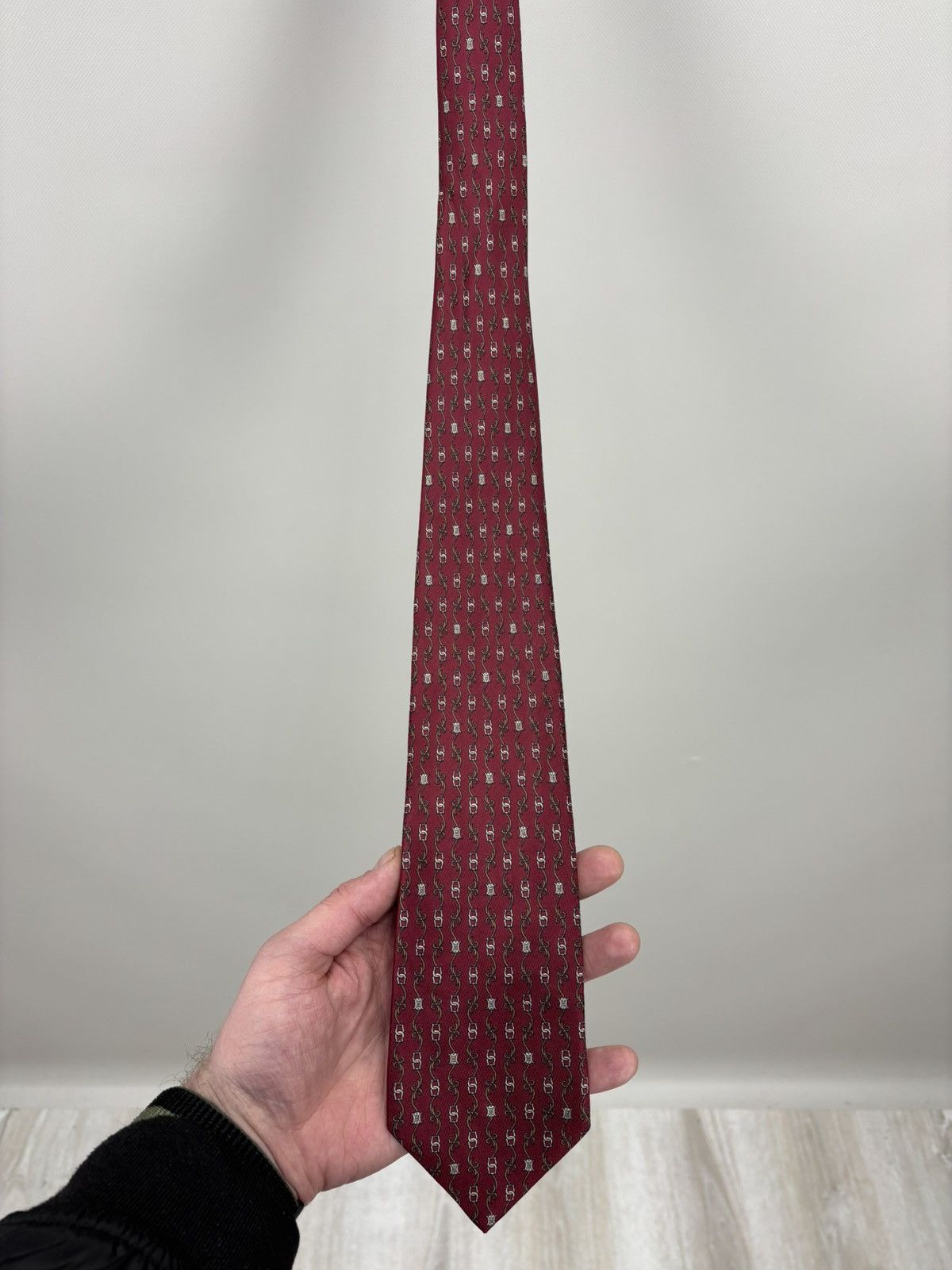 Celine Mens ties Celine Paris Color Red Size ONE SIZE - 2 Thumbnail