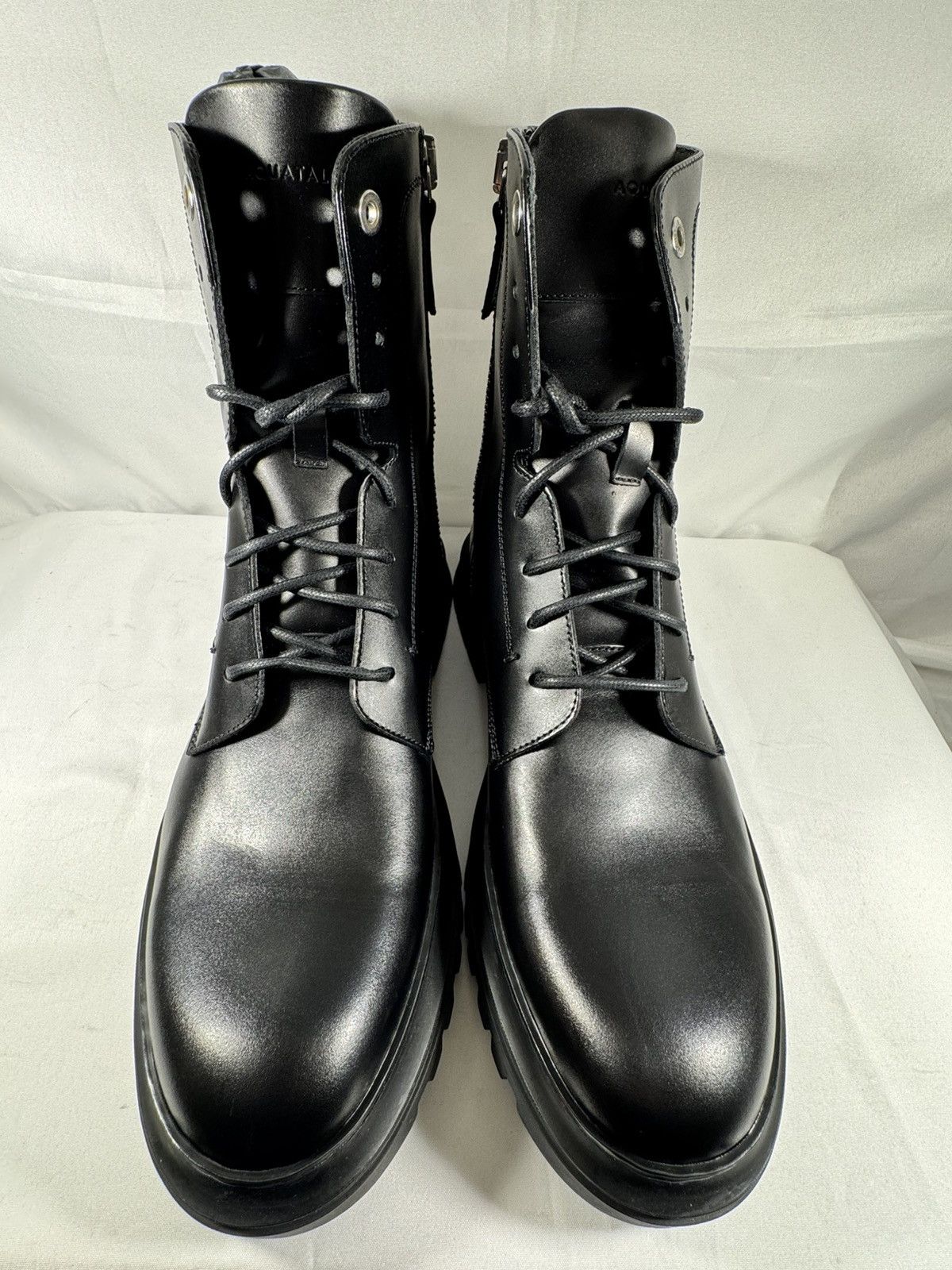 Aquatalia Edmundo Water Repellent Combat Boot M1078 Size US 10.5 / EU 43-44 - 3 Thumbnail