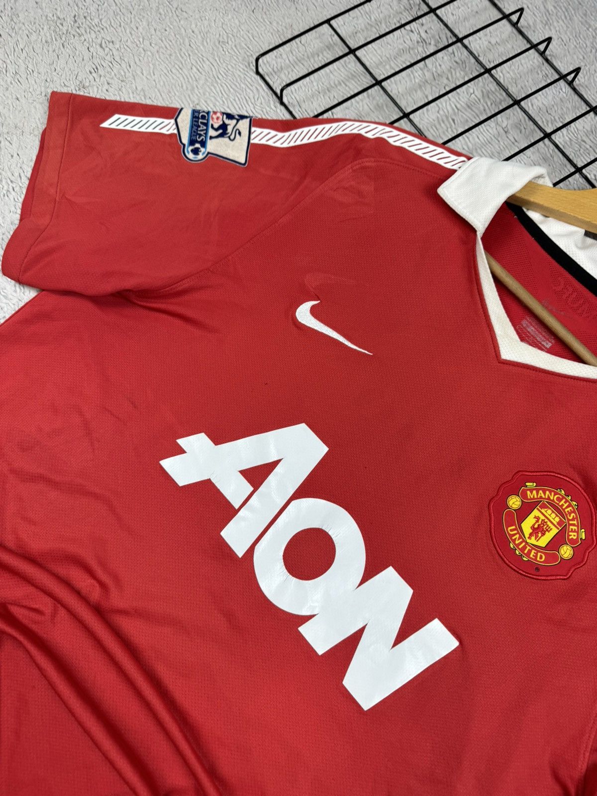 Nike × Vintage Vintage Manchester United 2010/11 Nike Jersey Blokcore L sz Size US L / EU 52-54 / 3 - 6 Thumbnail