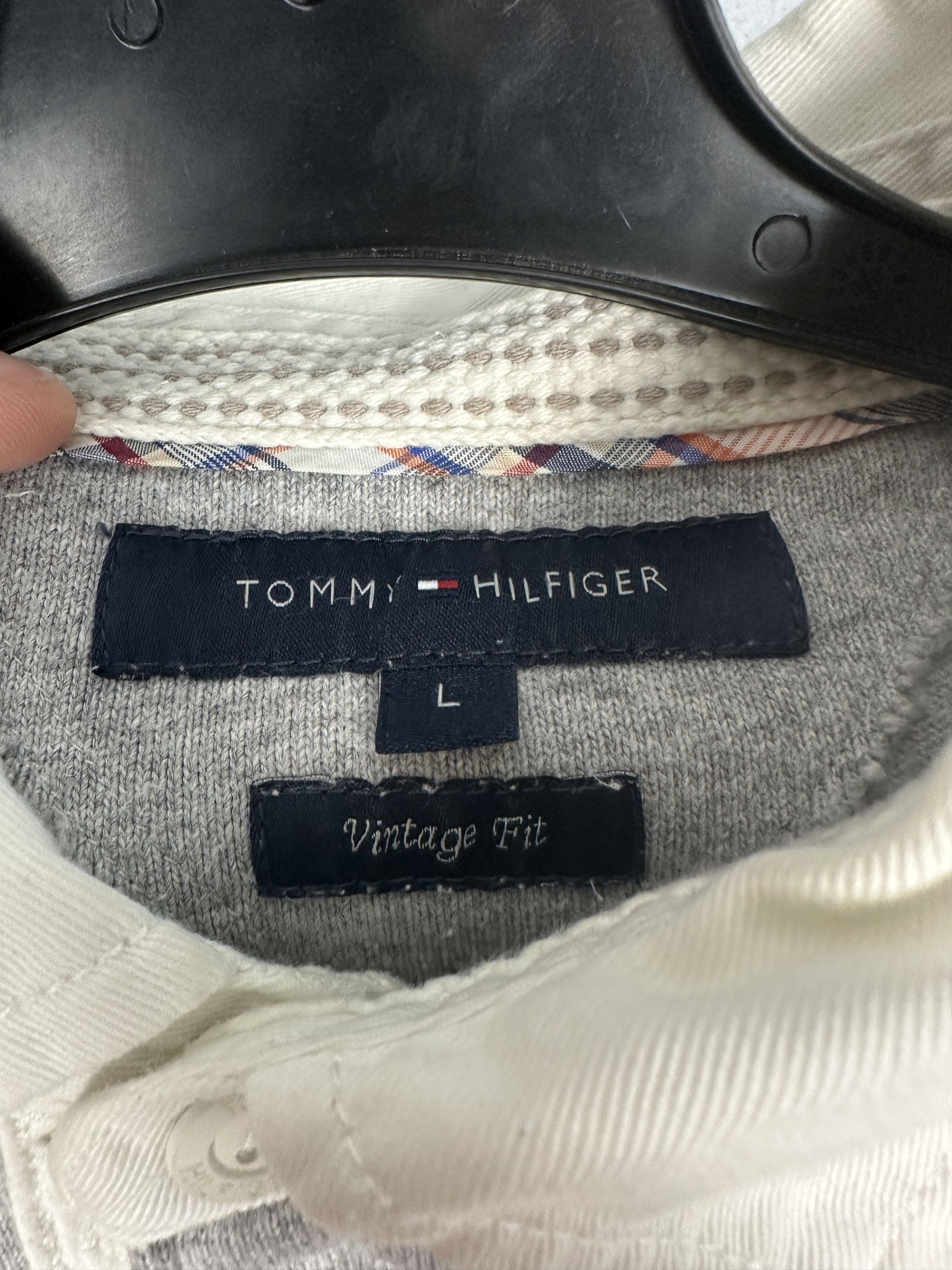 Tommy Hilfiger × Vintage Tommy Hilfiger Vintage Mens Rugby Long Sleeve Polo Shirt Size US L / EU 52-54 / 3 - 3 Thumbnail