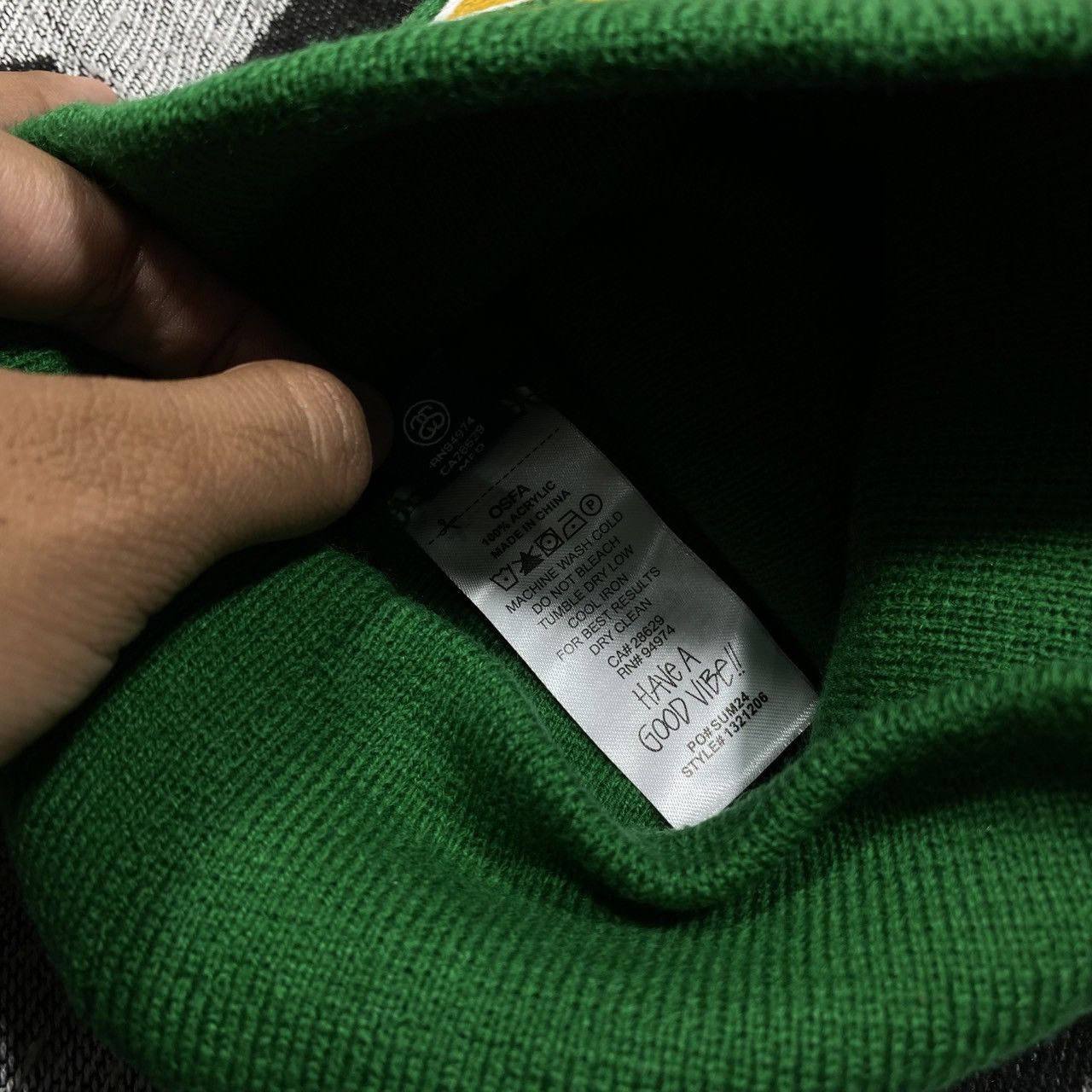 Stussy STUSSY BURLY THREADS SKULLCAP BEANIE HAT • Size ONE SIZE - 5 Thumbnail