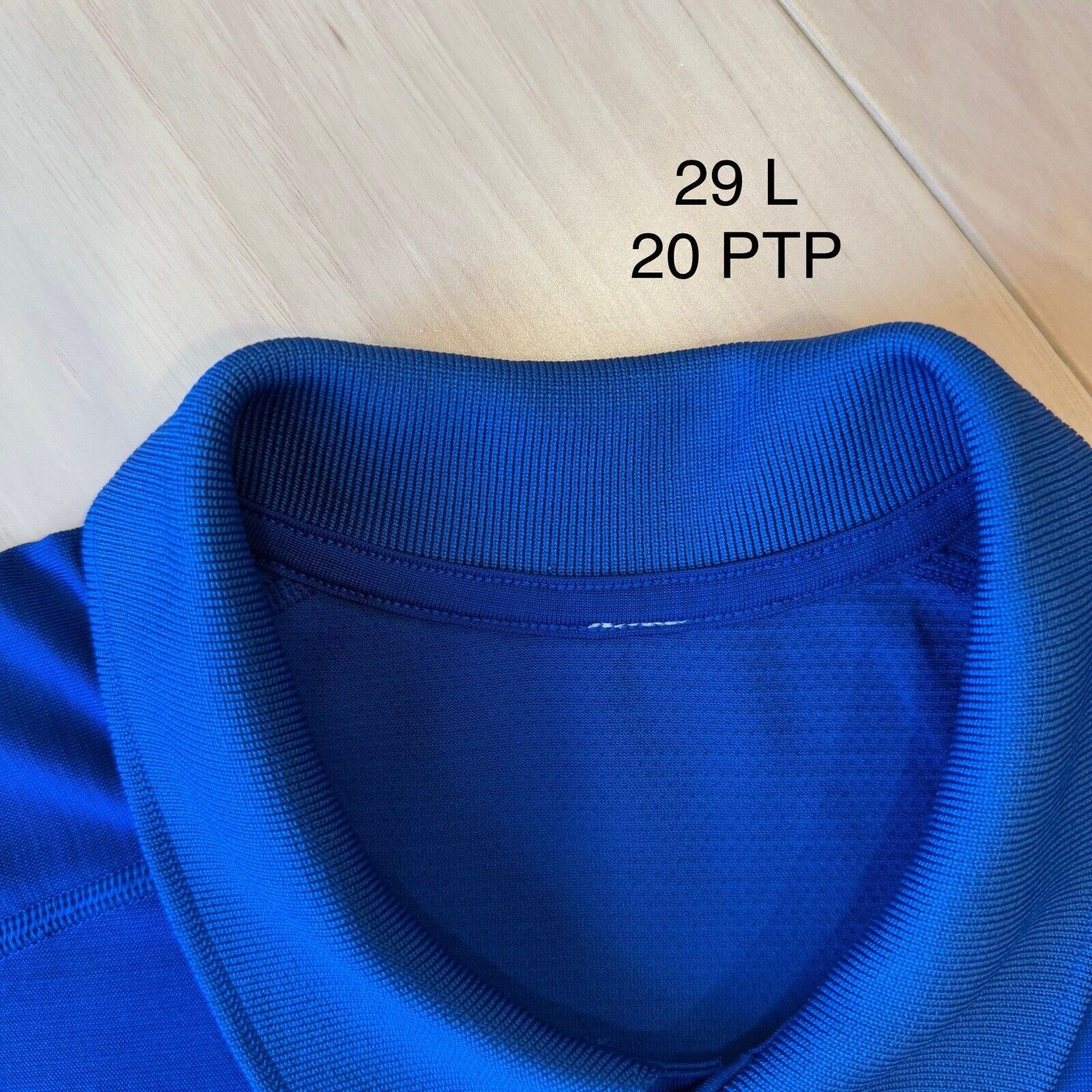 Lululemon Lululemon Polo Shirt Blue Short Sleeve Metal Vent Sportswear Size US L / EU 52-54 / 3 - 6 Thumbnail