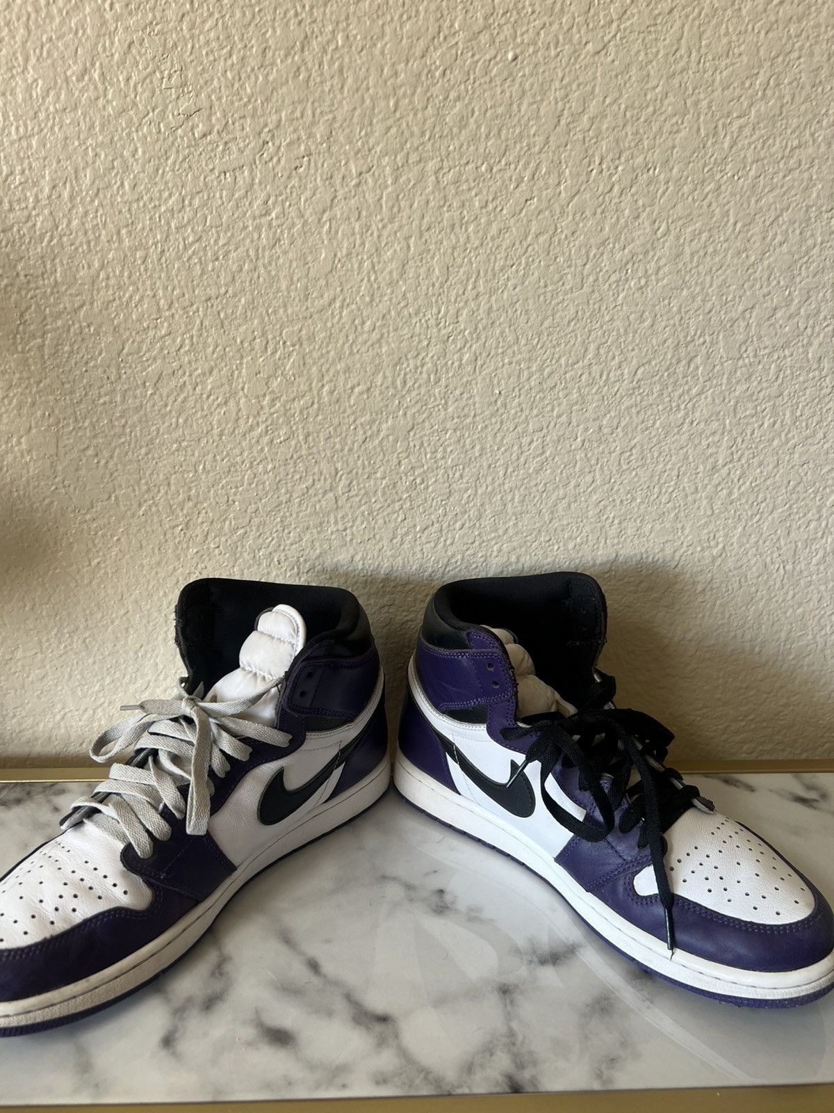 Jordan Brand × Nike × Supreme Court Purple Jordan 1's Size US 11.5 / EU 44-45 - 2 Thumbnail