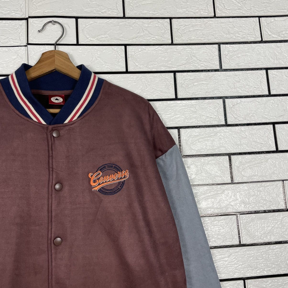 Converse Converse Big Logo Varsity Jacket Size US L / EU 52-54 / 3 - 5 Thumbnail
