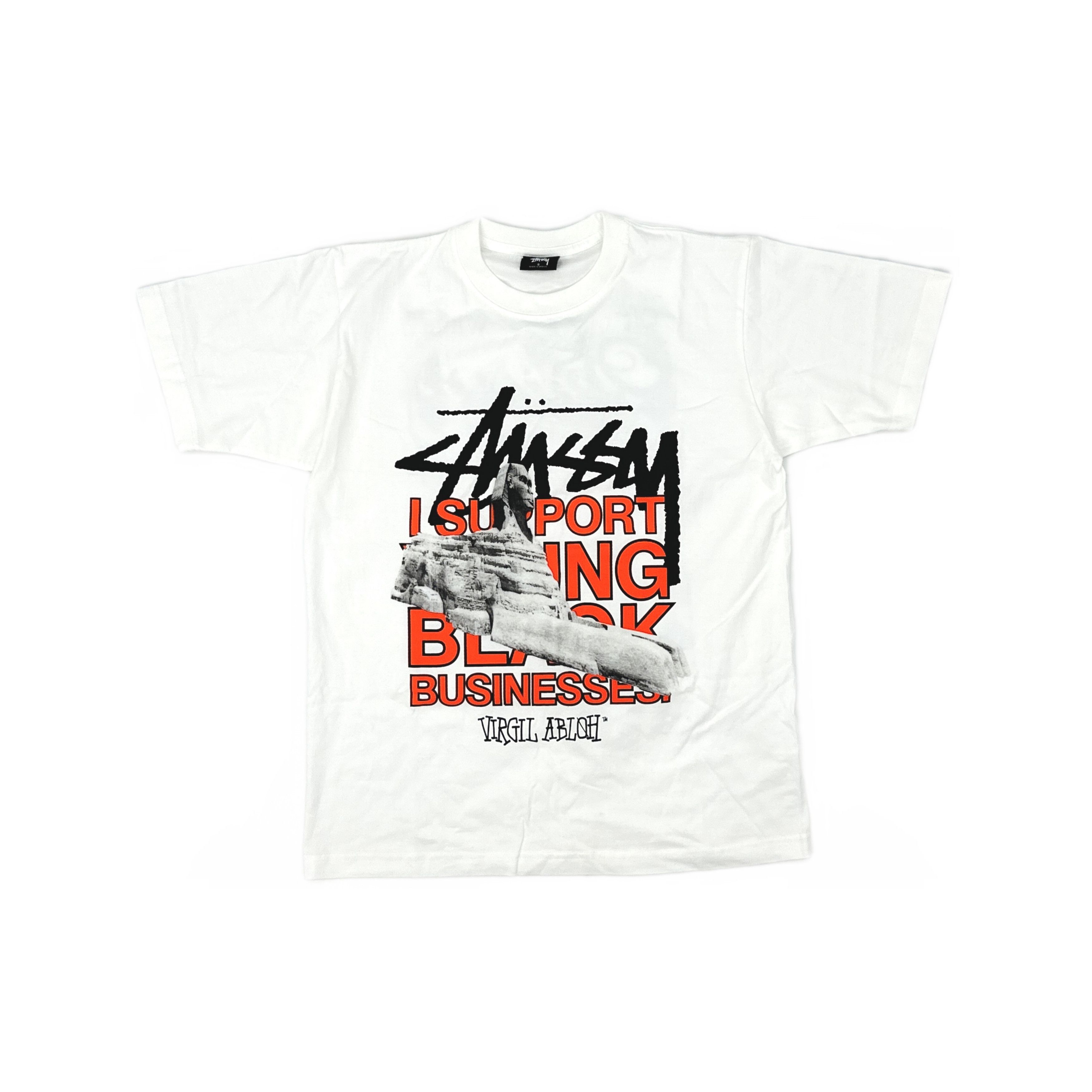 Stussy Stussy x Off-White Virgil Abloh T-Shirt Size S Size US S / EU 44-46 / 1 - 1 Thumbnail