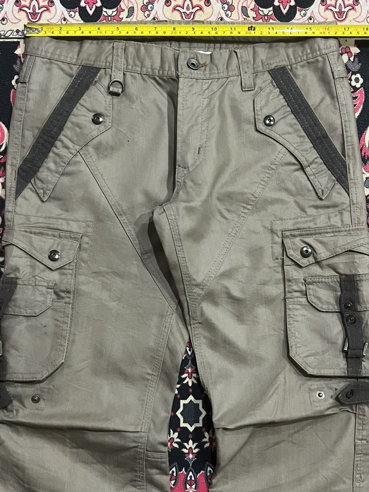 Japanese Brand × Nicole Club × Tornado Mart ⚡️Tactical⚡️Nicole Club For Men Tactical Cargo Casual Pants Size US 32 / EU 48 - 15 Thumbnail