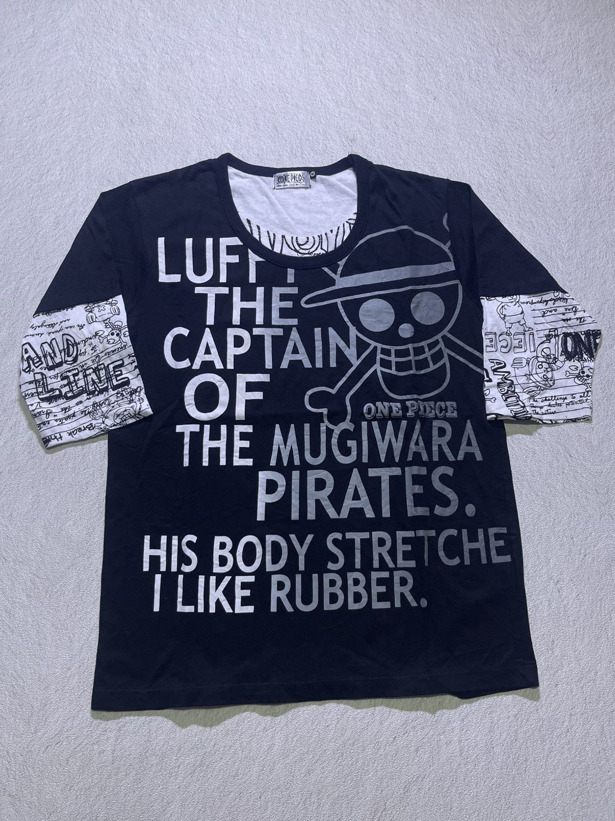 Japanese Brand Y2K ONE PIECE short sleeve tshirt Size US M / EU 48-50 / 2 - 1 Thumbnail