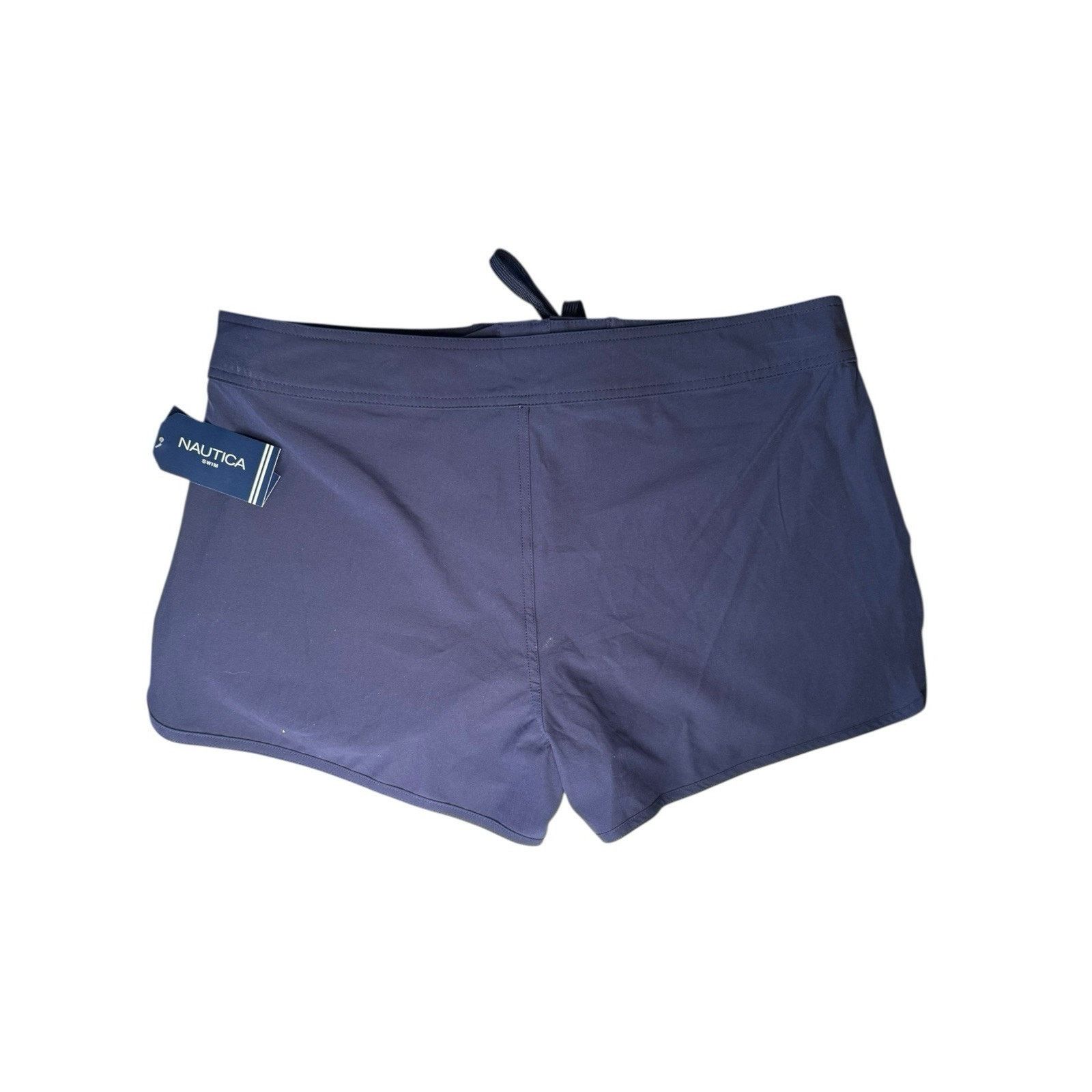 Nautica Nautica NEW Board Shorts Navy Blue Swim 3” inseam Pockets Size ONE SIZE - 4 Thumbnail