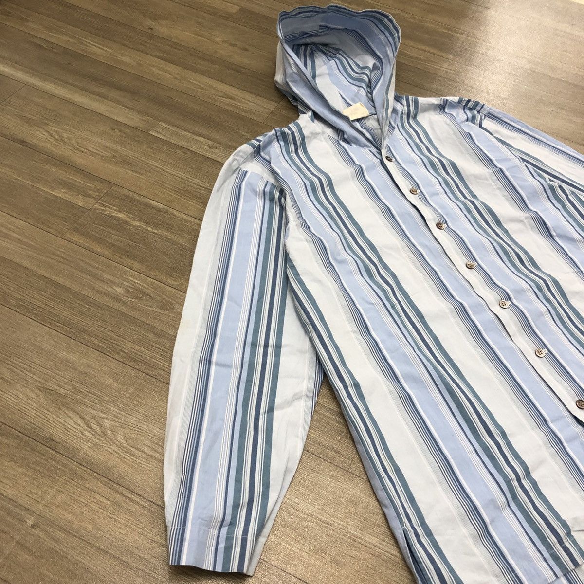 Hai Sporting Gear × Issey Miyake 1990s Hai Sporting Gear Shirt with Hoodie Size US M / EU 48-50 / 2 - 3 Thumbnail