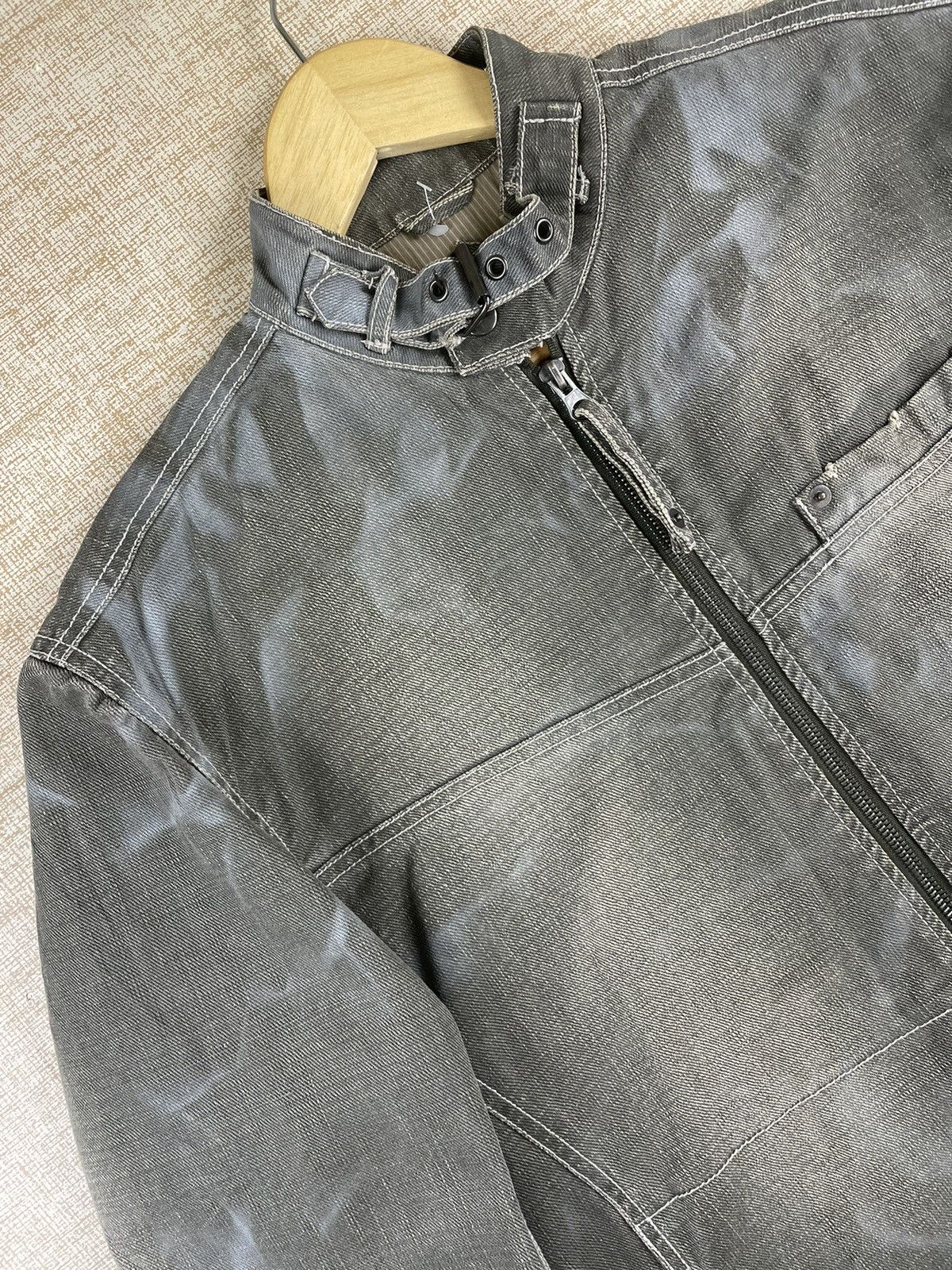 Vintage ALLIX DESIGN Japanese Brand Acid Wash Grey Jacket