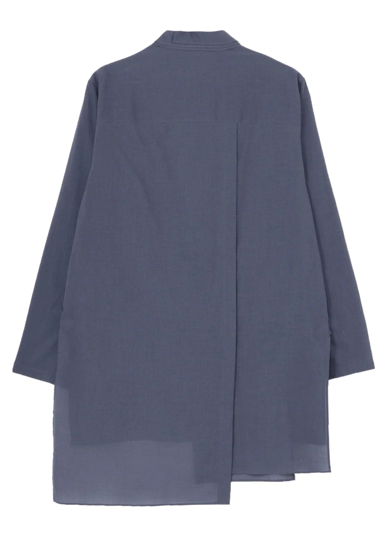Yohji Yamamoto Yohji Yamamoto Pour Homme - DOUBLE LAYER ASYMMETRY BLOUSE Size US L / EU 52-54 / 3 - 2 Thumbnail