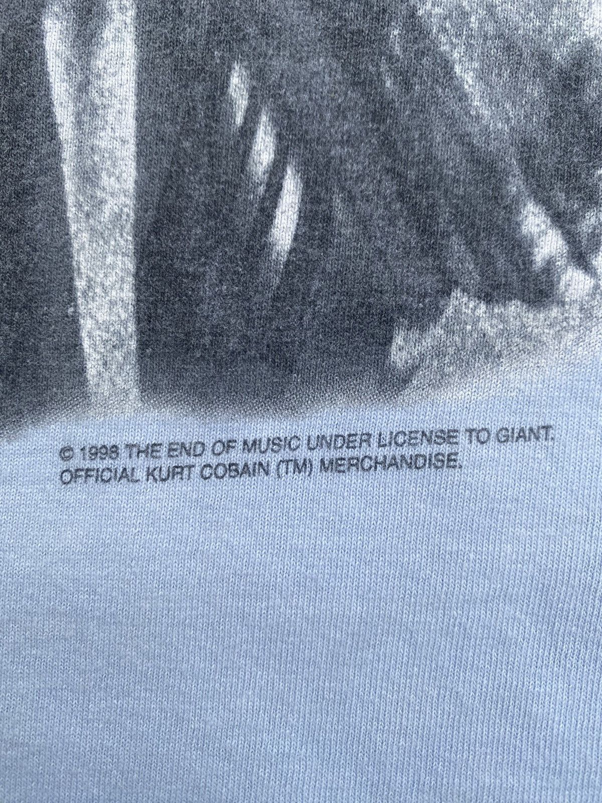 Band Tees Rare Vintage Kurt Cobain 1998 “The End of the Music” Tshirt Size US L / EU 52-54 / 3 - 11 Thumbnail