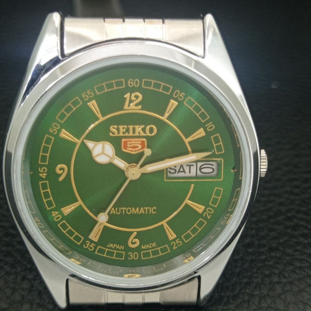 Seiko REFURBISHED VINTAGE SEIKO 5 AUTO JAPAN MENS WATCH a443336 Size 38 - 4 Thumbnail