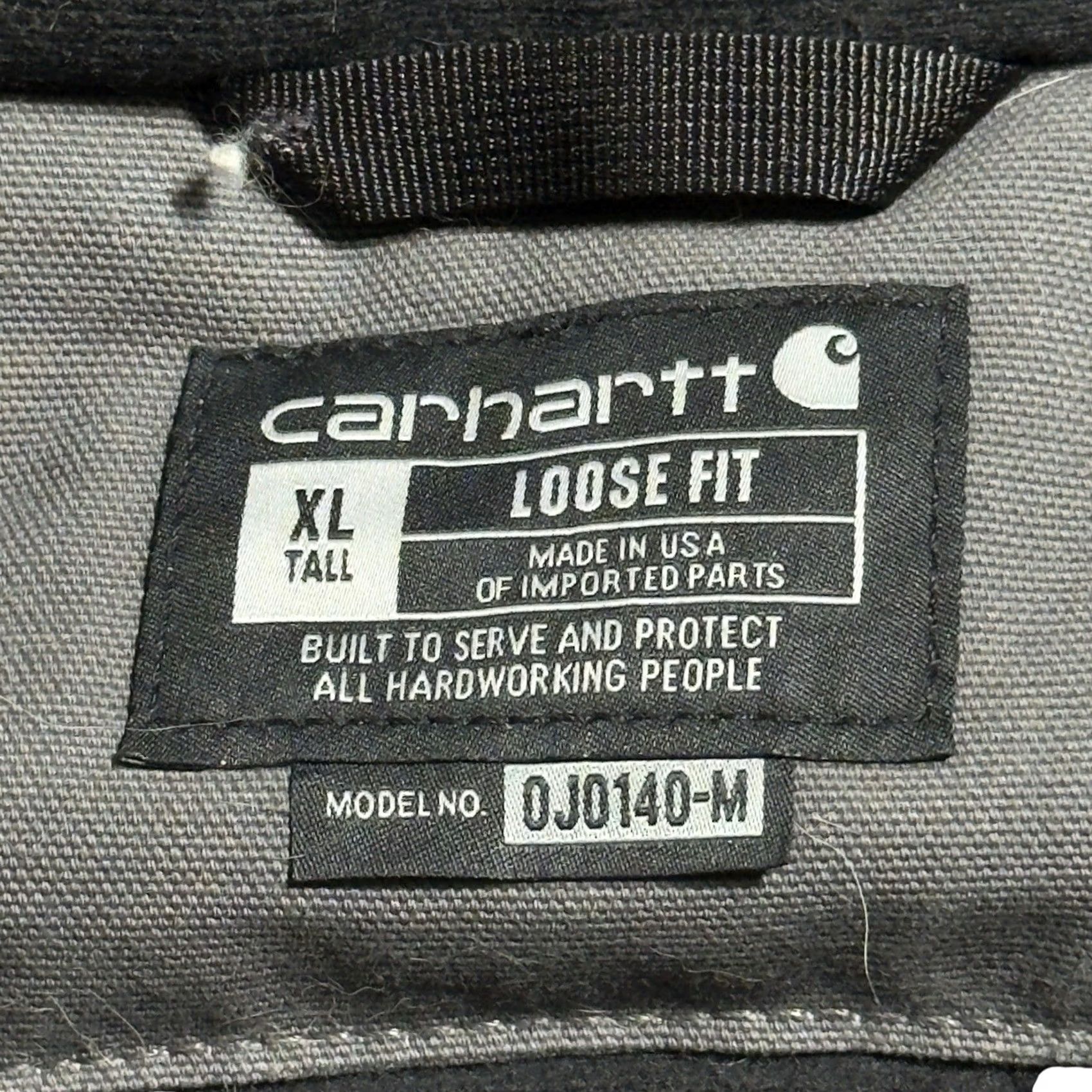 Carhartt Carhartt Jacket XL Tall Loose Fit Gray Cotton Thermal 0J0140-M Mens Active Jacket Zip Lined Winter Fall Size US XL / EU 56 / 4 - 5 Thumbnail