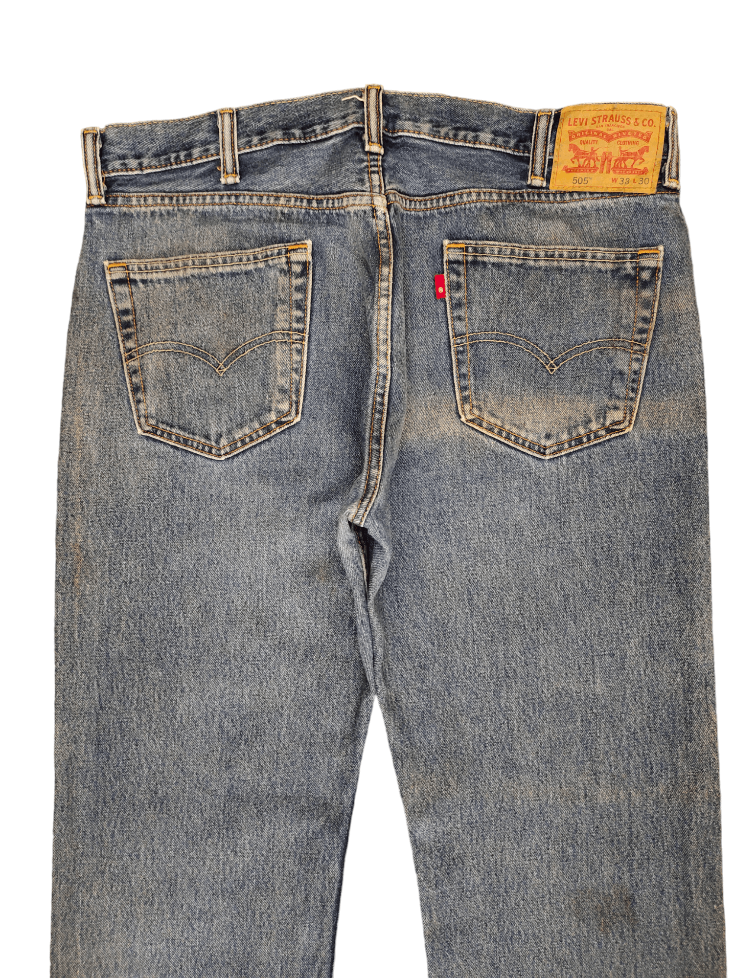 Levi's Vintage Clothing Size 38x29 Vintage Levis 505 Denim Jeans Distressed Size US 38 / EU 54 - 10 Thumbnail