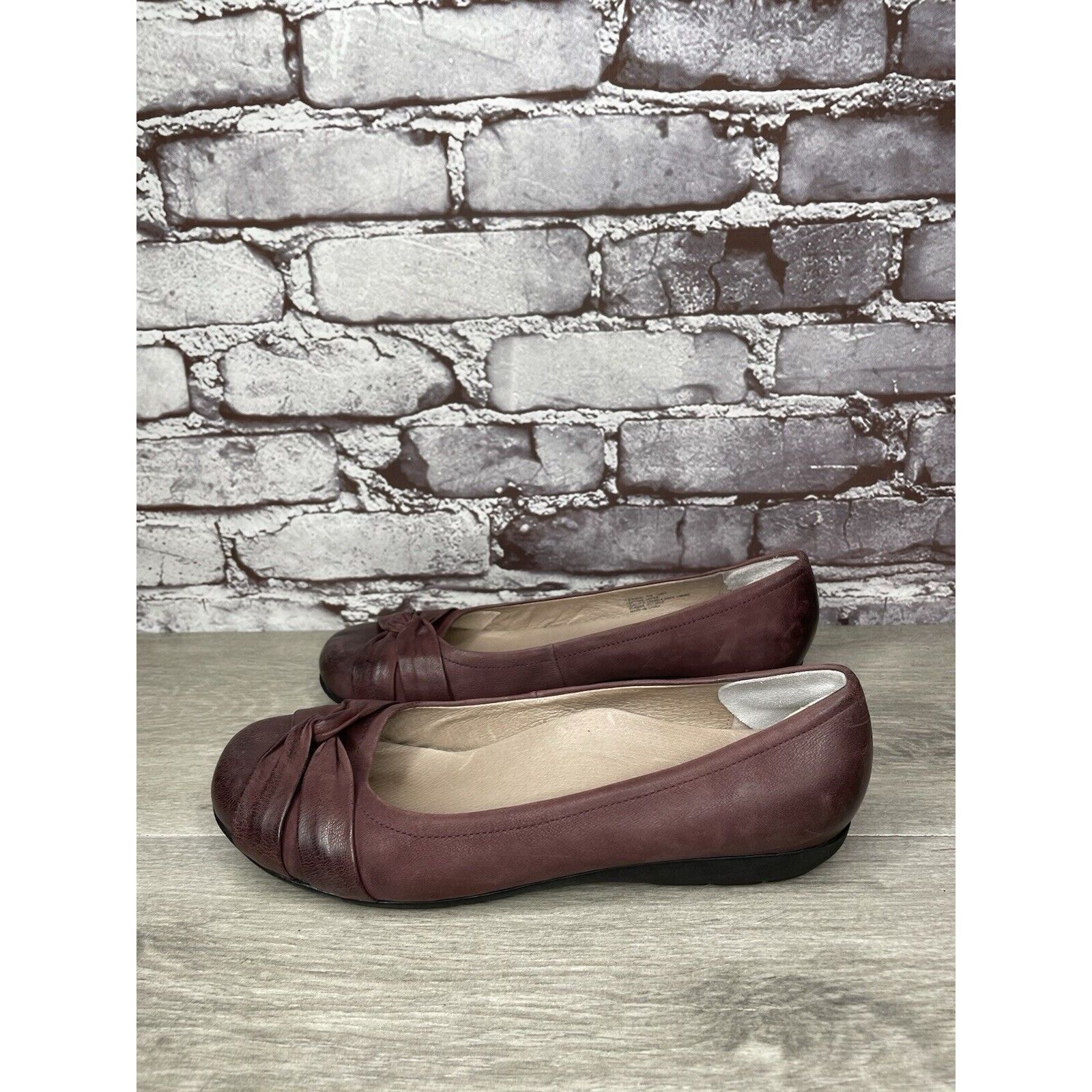 Other Abeo BIO System Terrie Slip On Shoes Sz 8N Purple Knotted Le Size US 8 / IT 38 - 9 Thumbnail