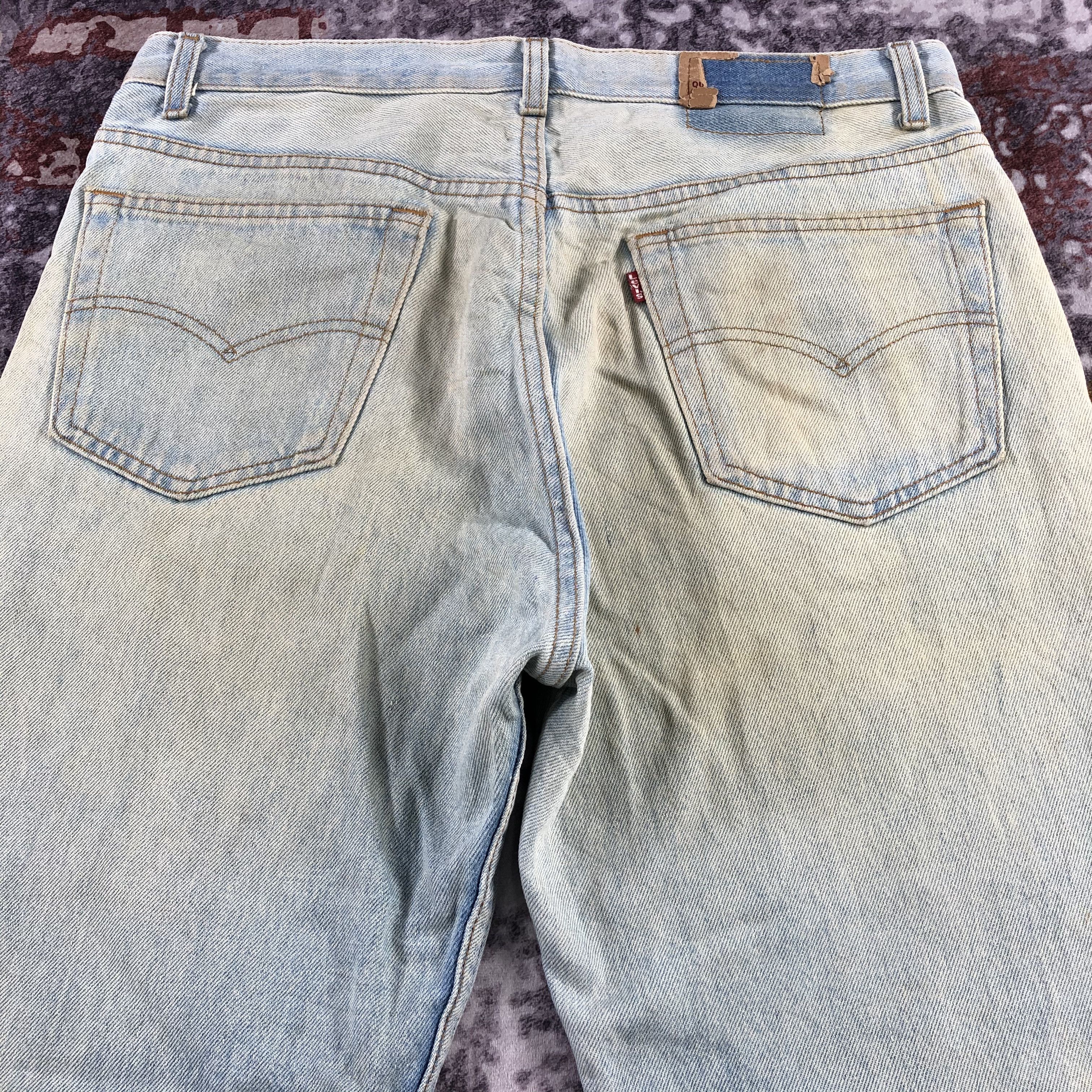 Levi's Vintage 90s Light Wash Levis 501 Jeans-JM3029 Size US 33 - 5 Thumbnail