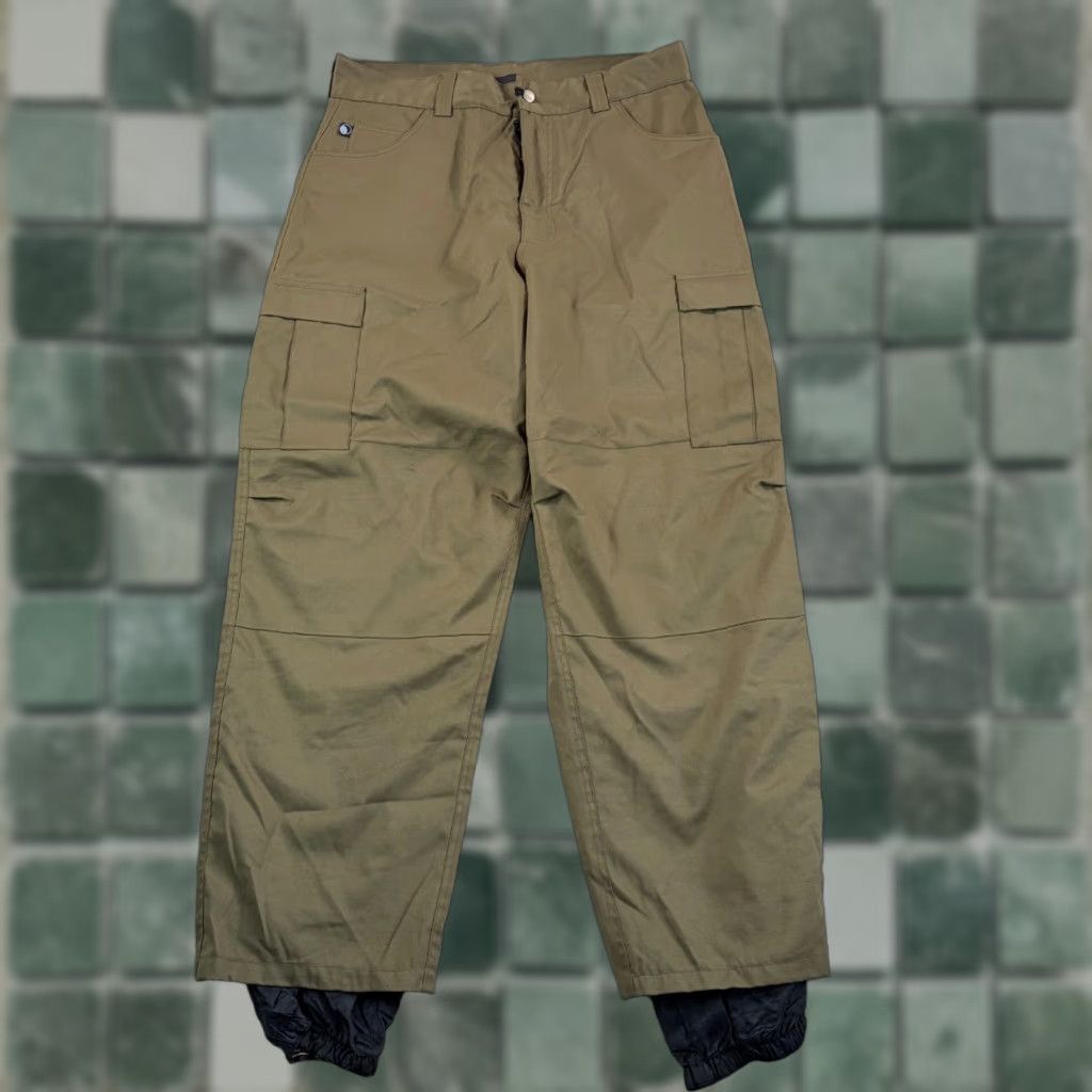 Vintage VINTAGE Shorty's SNOWBOARD Cargo Pants Men XL Green Lined Snow Pants Outdoors Men XL Green Linen? Size US 36 / EU 52 - 1 Thumbnail