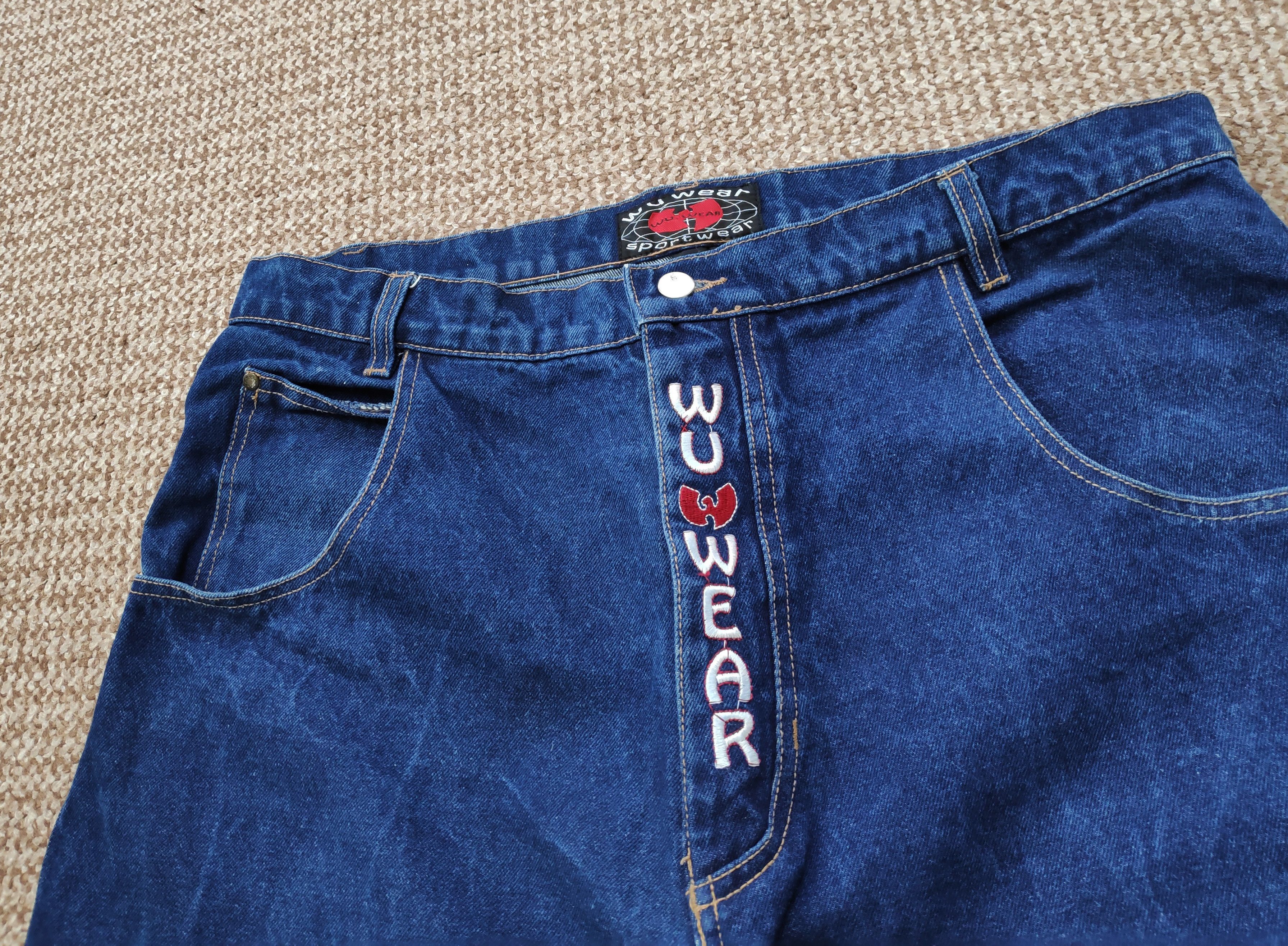 Wu-Tang Clan Wu Tang Clan Vintage y2k Wear Jeans Big Logo Denim Shorts Size US 38 / EU 54 - 4 Thumbnail