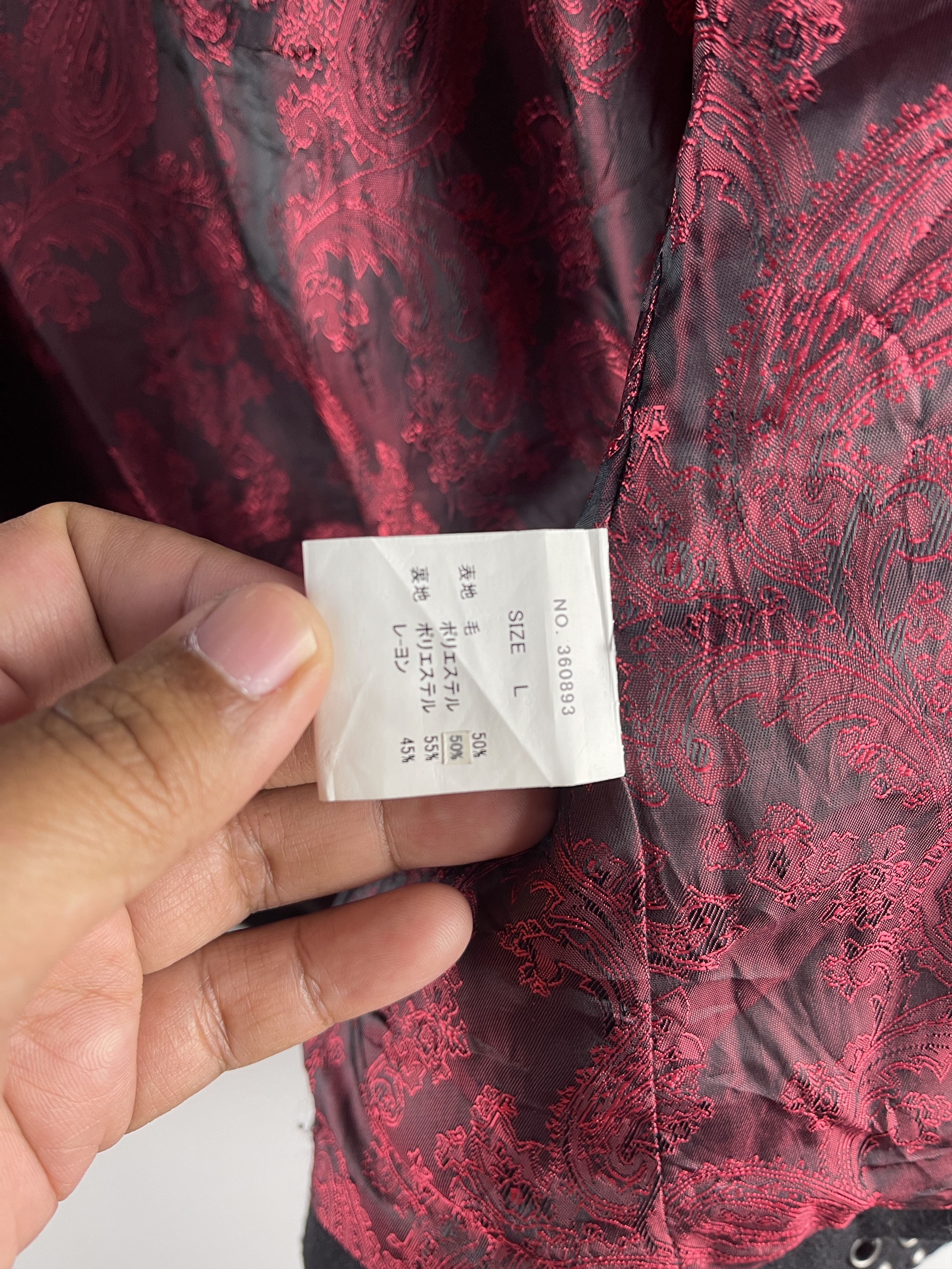 Japanese Brand MIDAS Studded Double-Breasted Pea Coat Jacket Size US S / EU 44-46 / 1 - 15 Thumbnail