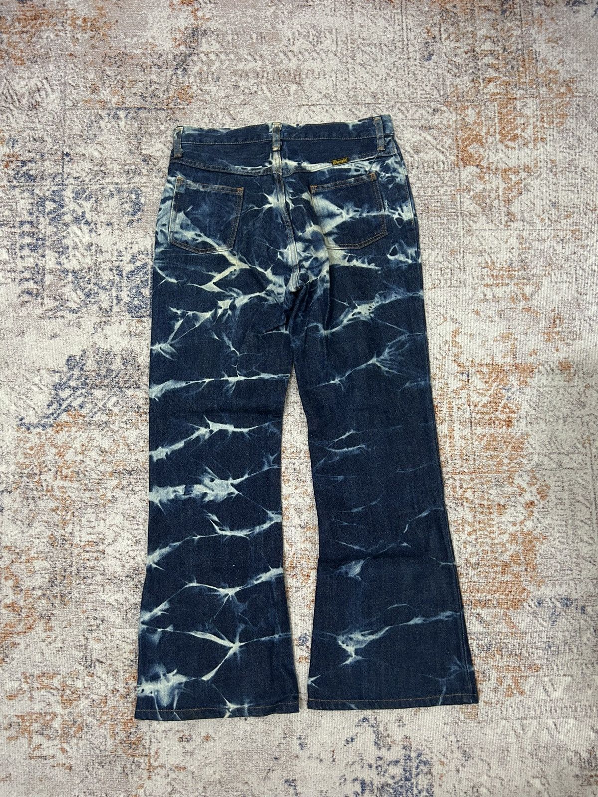 Wrangler Vintage Wrangler Acid Wash Flare Jeans Size US 30 / EU 46 - 4 Thumbnail
