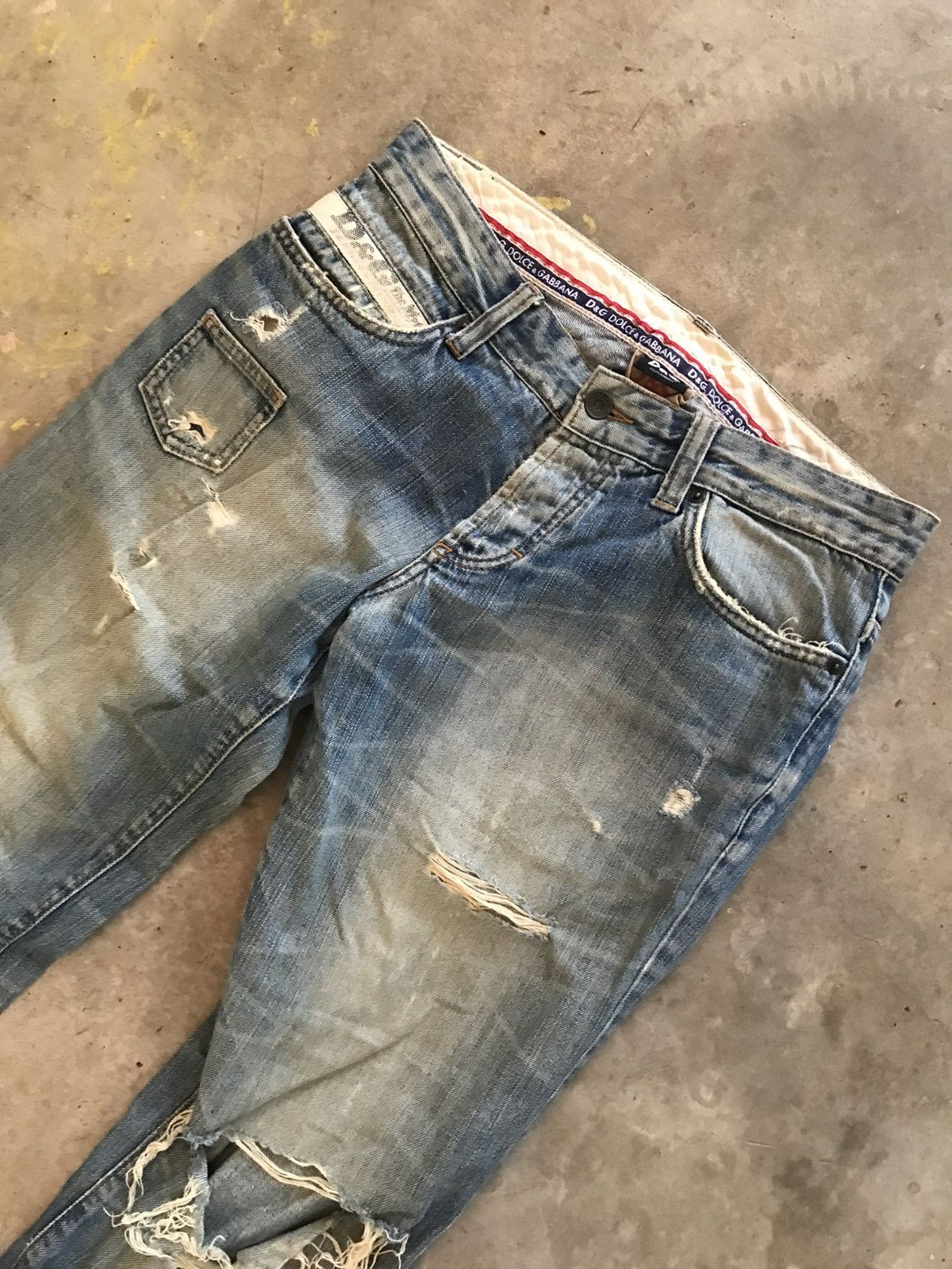 Dolce & Gabbana Vintage Dolce & Gabanna Distress Denim Size US 32 / EU 48 - 4 Thumbnail