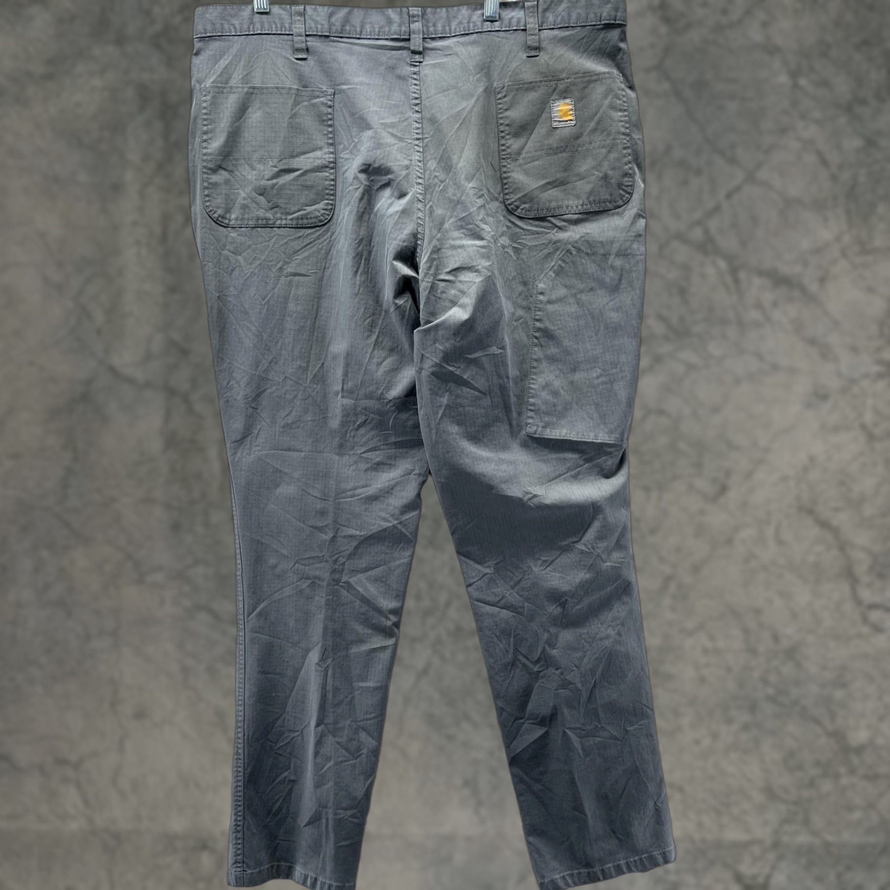 Carhartt Carhartt Pants Mens 42X36 Gray Carpenter Ripstop Workwear Straight Leg Pants Mens Gray Carhartt Workwear 42X36 Mens/Regular/40W 29In Inseam College? Size US 42 / EU 58 - 1 Thumbnail