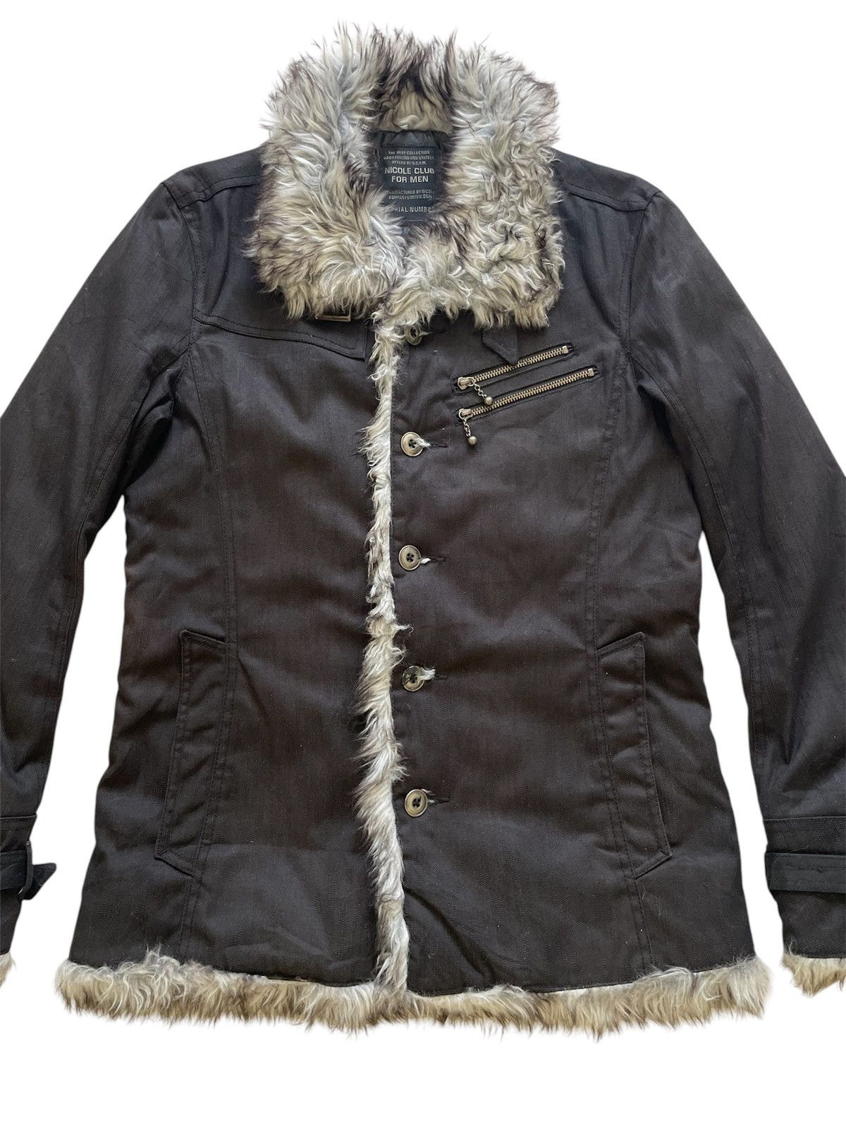 Japanese Brand × Vintage 🔥Vintage Biker Jacket Nicole Club Mink Fur Lining Kapital Size US M / EU 48-50 / 2 - 4 Thumbnail