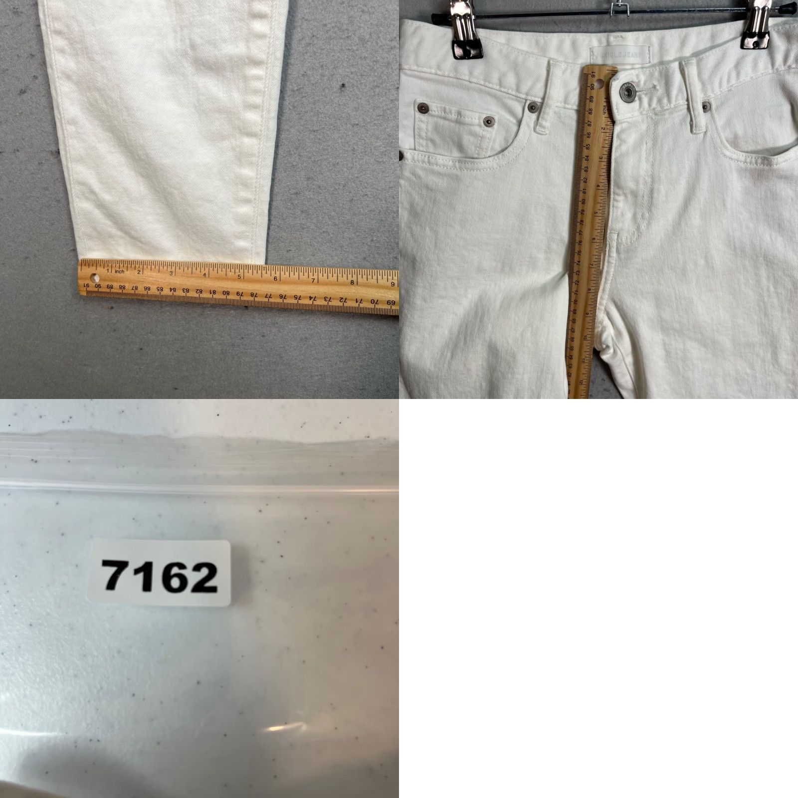 Uniqlo VINTAGE Uniqlo Jeans Women’s White Tapered Leg Slim Straight Size 24 Cotton Blend Denim 26in Inseam 8.5-10.5 Rise Women’s Jeans Size 42" / US 20 - 8 Thumbnail