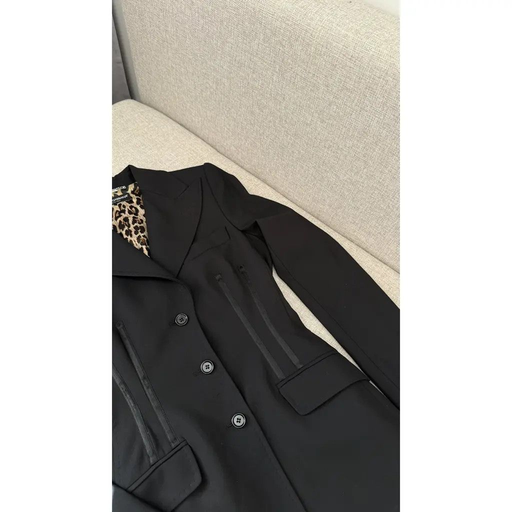 Dolce & Gabbana Dolce & Gabbana Tailored Corset Blazer Black Size IT 42 Size M / US 6-8 / IT 42-44 - 4 Thumbnail