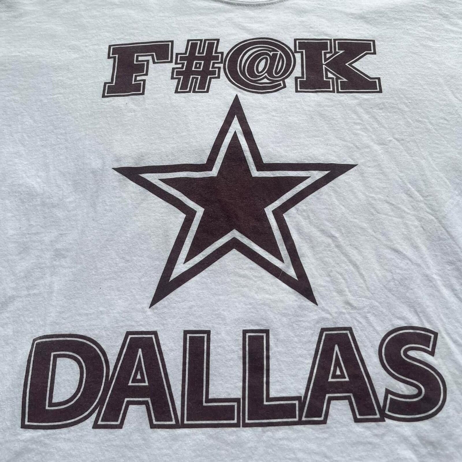NFL Vintage NFL 'FU@K' Dallas Cowboys Graphic T-Shirt Size US XL / EU 56 / 4 - 2 Thumbnail